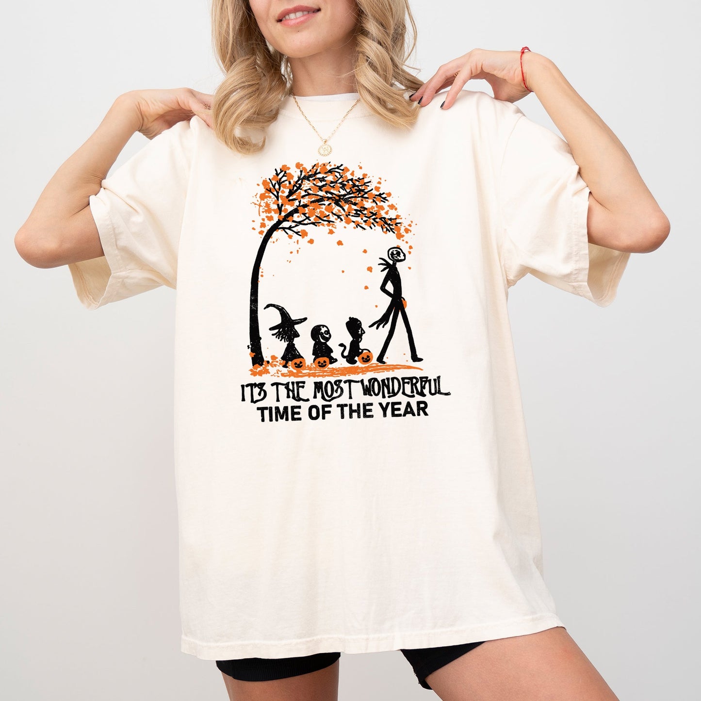 It's The Most Wonderful Time, Horror Movie, Skeleton, Spooky, Ghost, Funny, Witch, Aesthetic, Meme, Halloween, Costume, Tshirt Comfort Colors T-Shirt