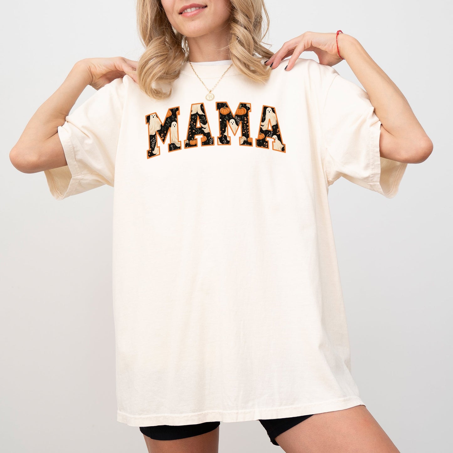 Mama, Ghost, Skeleton, Funny, Pumpkin, Spooky, Witch, Aesthetic, Meme, Halloween, Costume, Tshirt Comfort Colors T-Shirt