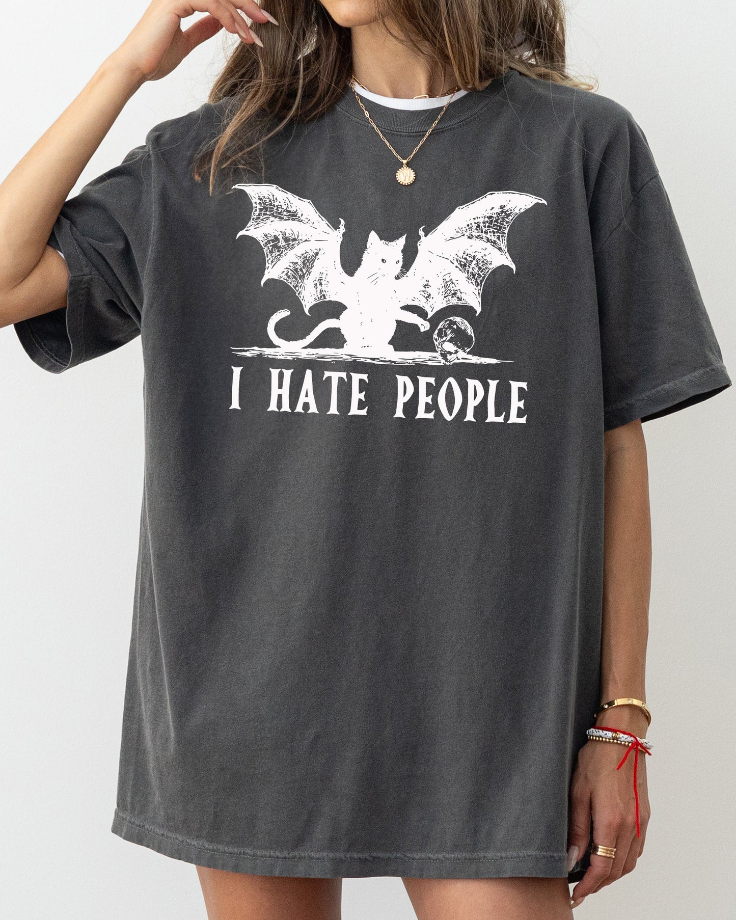 I Hate People Funny Halloween Costume Tshirt Comfort Colors T-Shirt