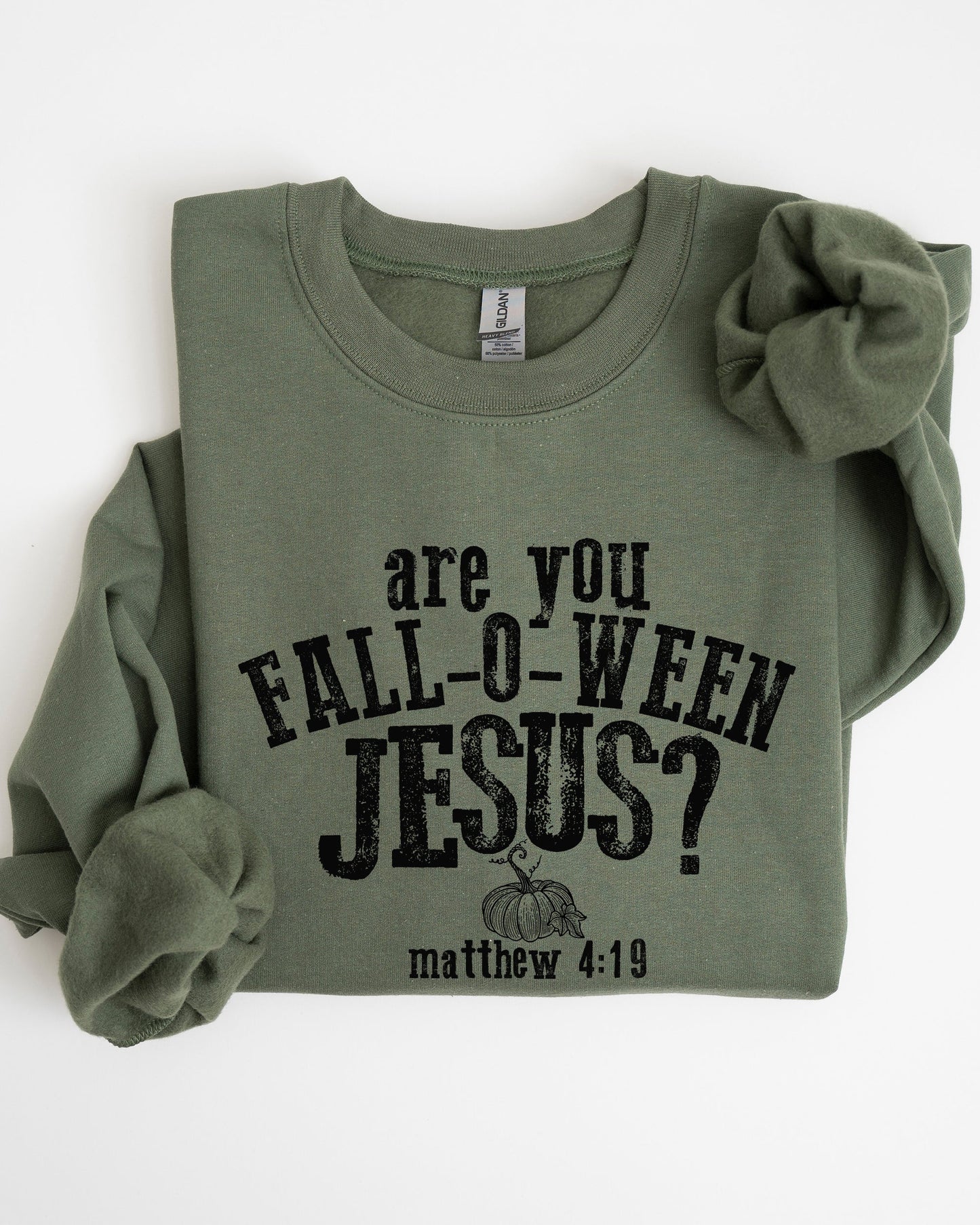 Are You Fall-O-Ween Jesus, Skeleton, Funny, Ghost, Spooky, Witch, Aesthetic, Meme, Halloween, Costume Sweatshirt