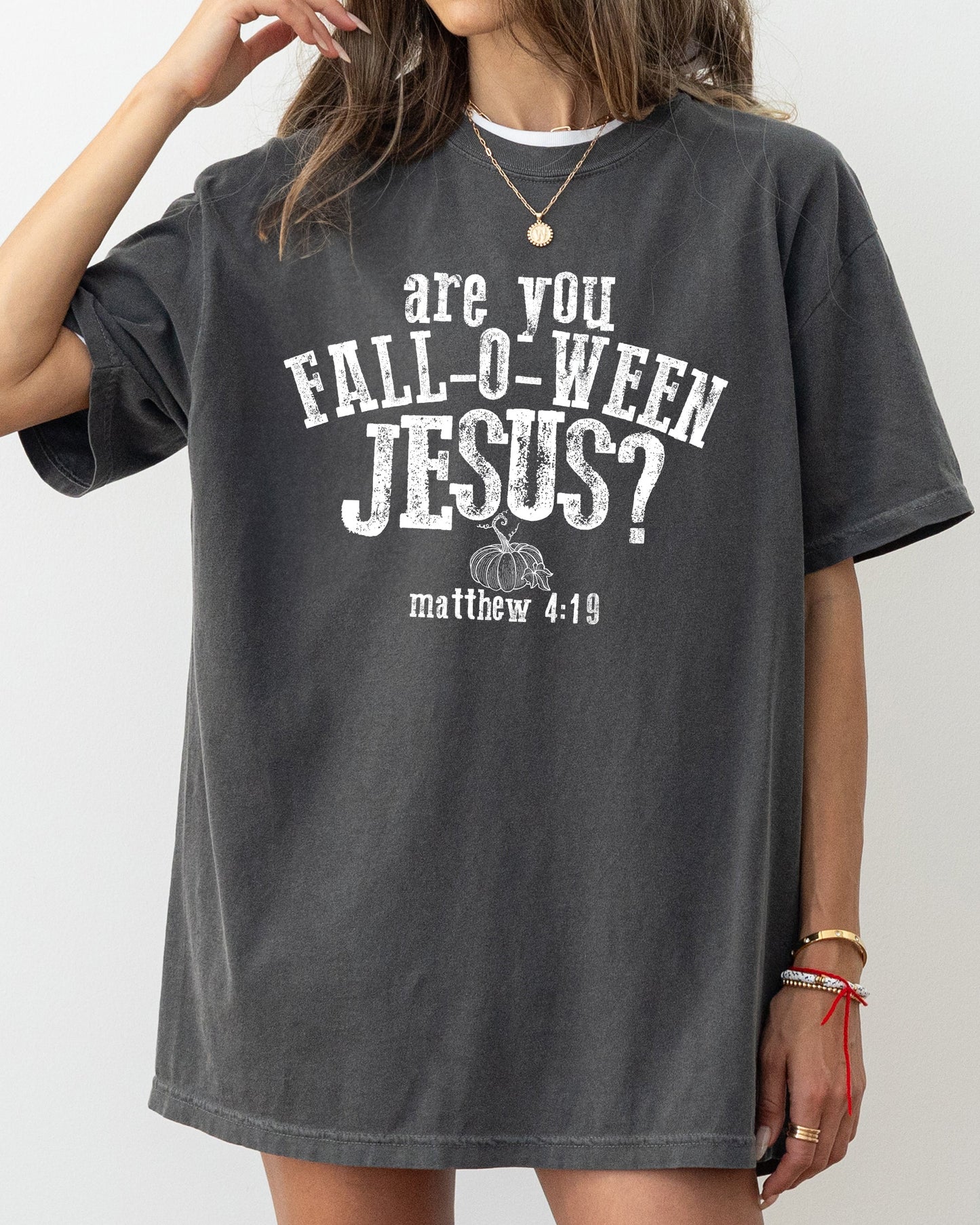 Are You Fall-O-Ween Jesus, Skeleton, Funny, Ghost, Spooky, Witch, Aesthetic, Meme, Halloween, Costume, Tshirt Comfort Colors T-Shirt