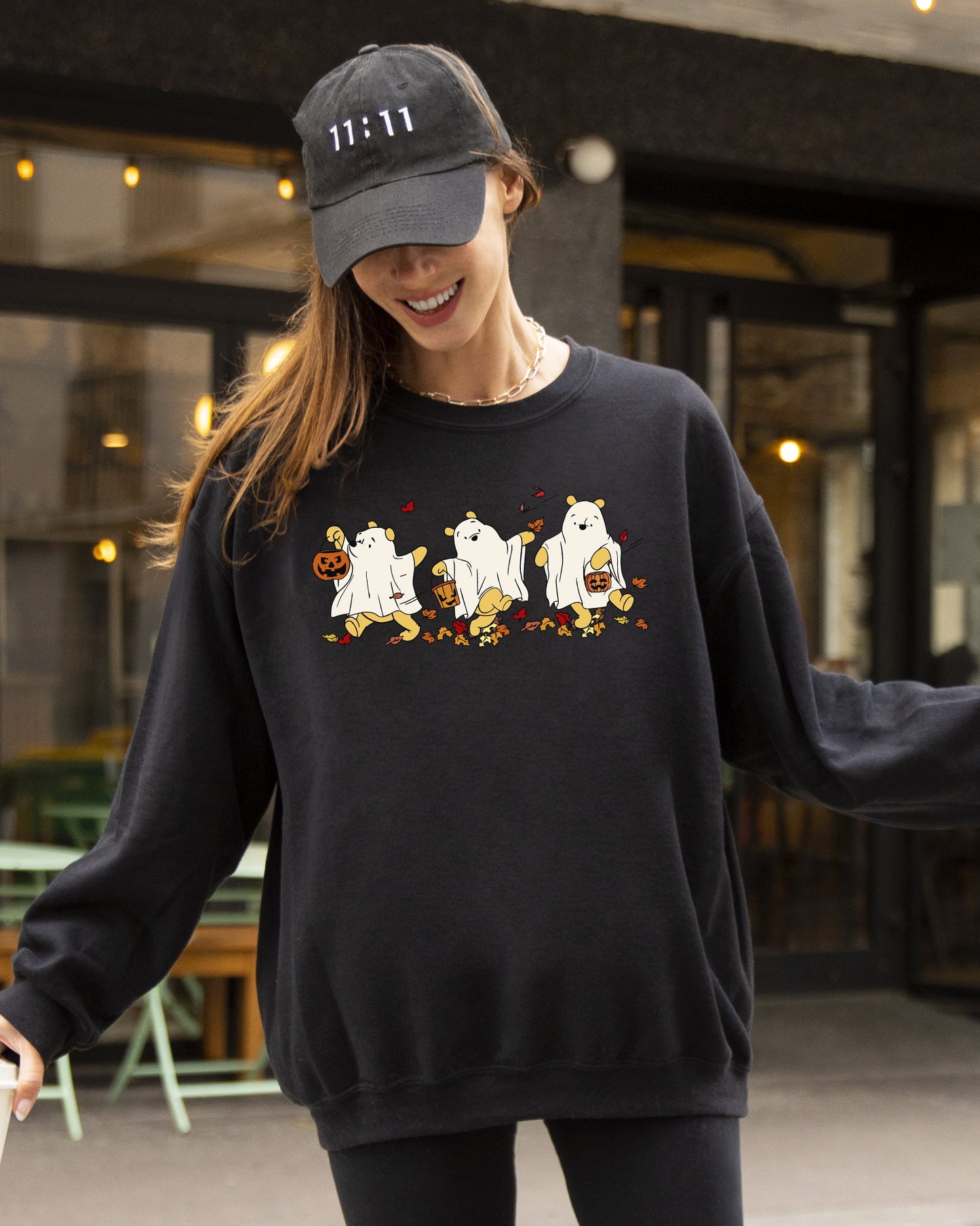 Ghost Pooh Funny Spooky Halloween Costume Sweatshirt