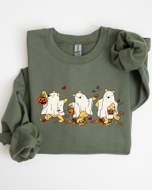 Ghost Pooh Funny Spooky Halloween Costume Sweatshirt