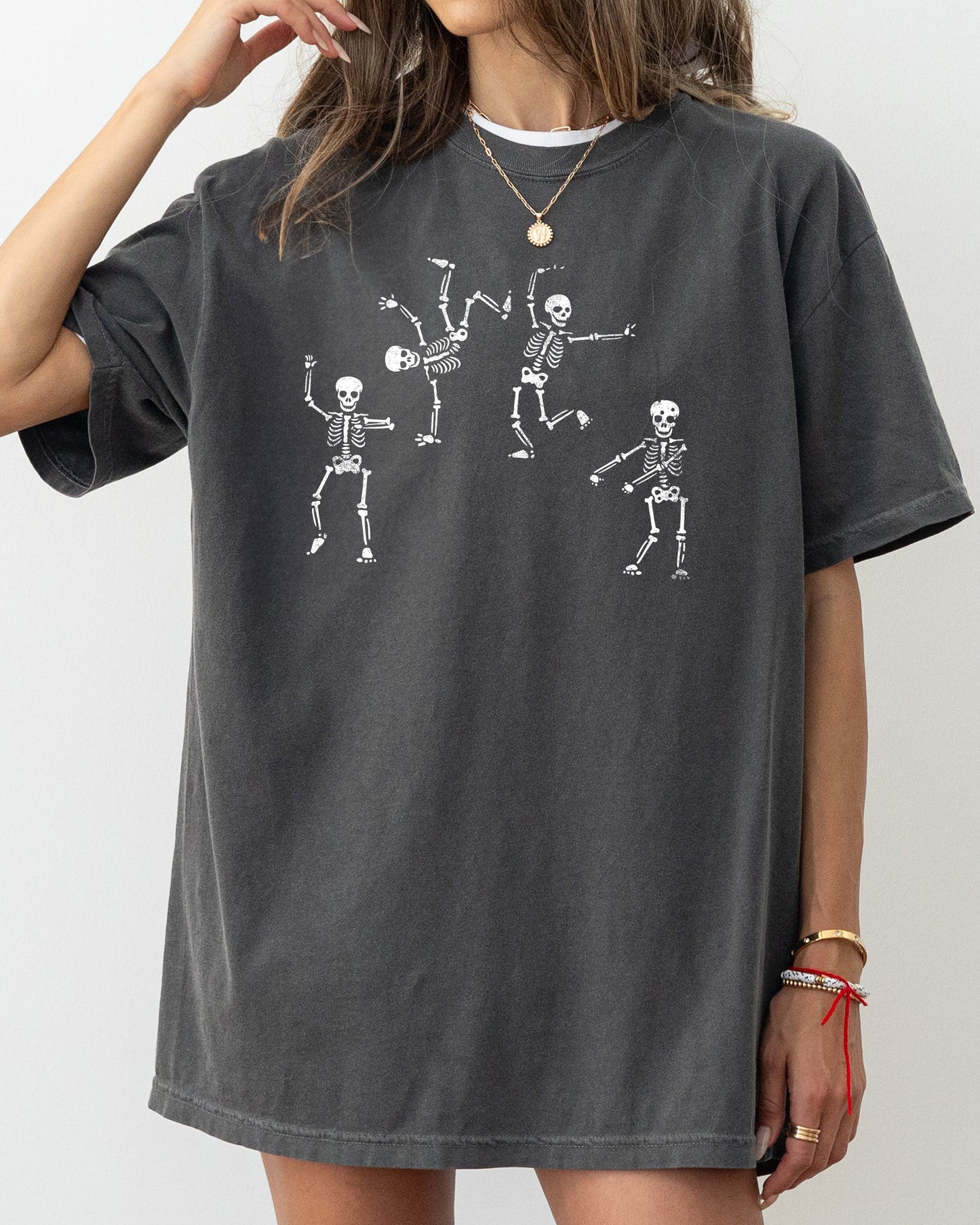 Funny Dancing Skeletons Graphic Comfort Colors T-Shirt
