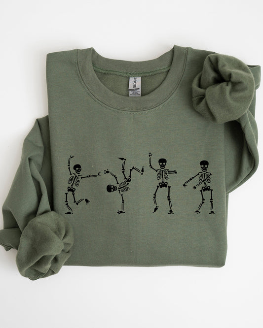 Funny Skeletons Spooky Halloween Costume Sweatshirt