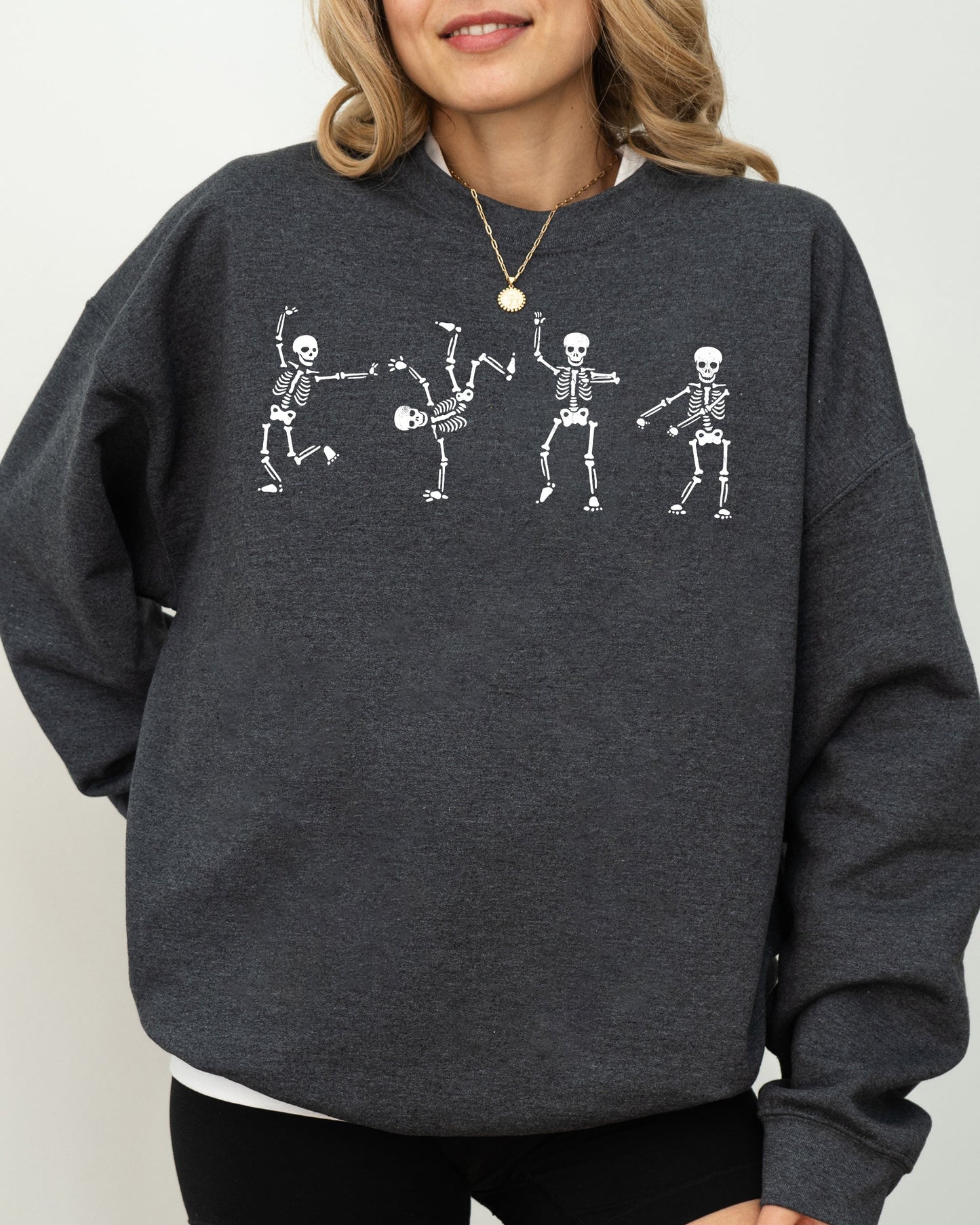 Funny Skeletons Spooky Halloween Costume Sweatshirt