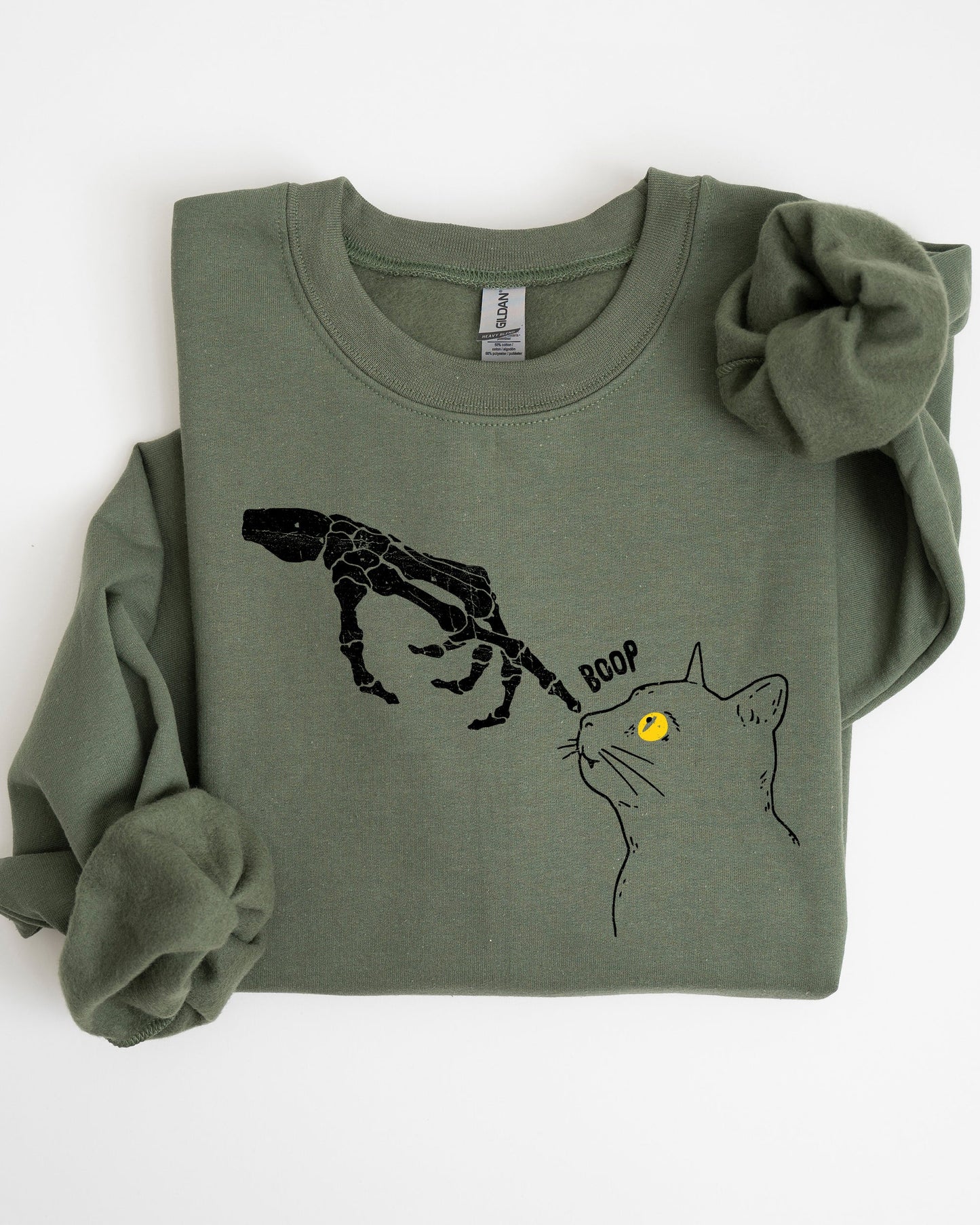 Boop Cat Halloween Costume Sweatshirt Spooky Aesthetic