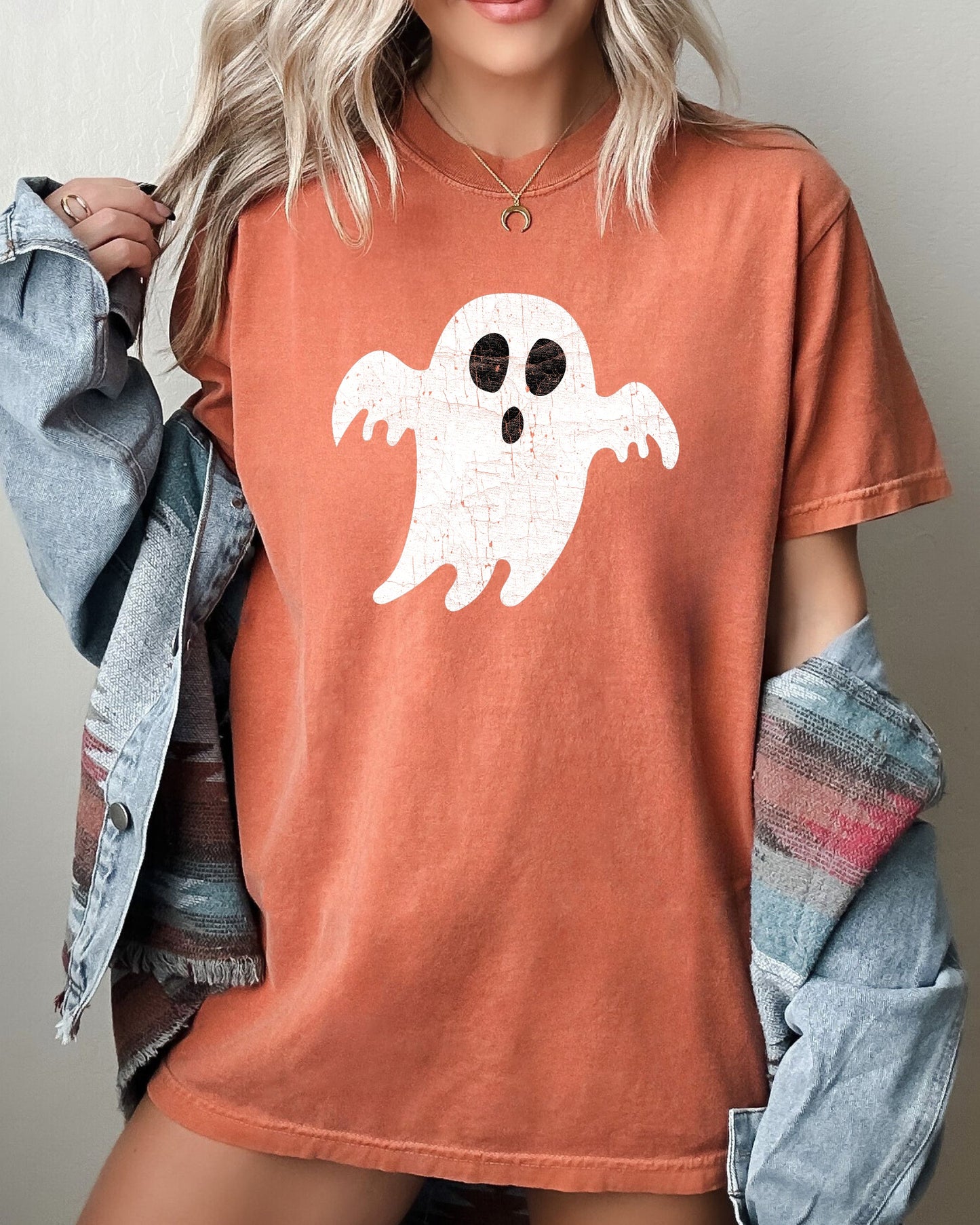 Spooky Ghost, Skeleton, Witch, Skull, Spooky, Aesthetic, Meme, Halloween, Costume, Tshirt Comfort Colors T-Shirt