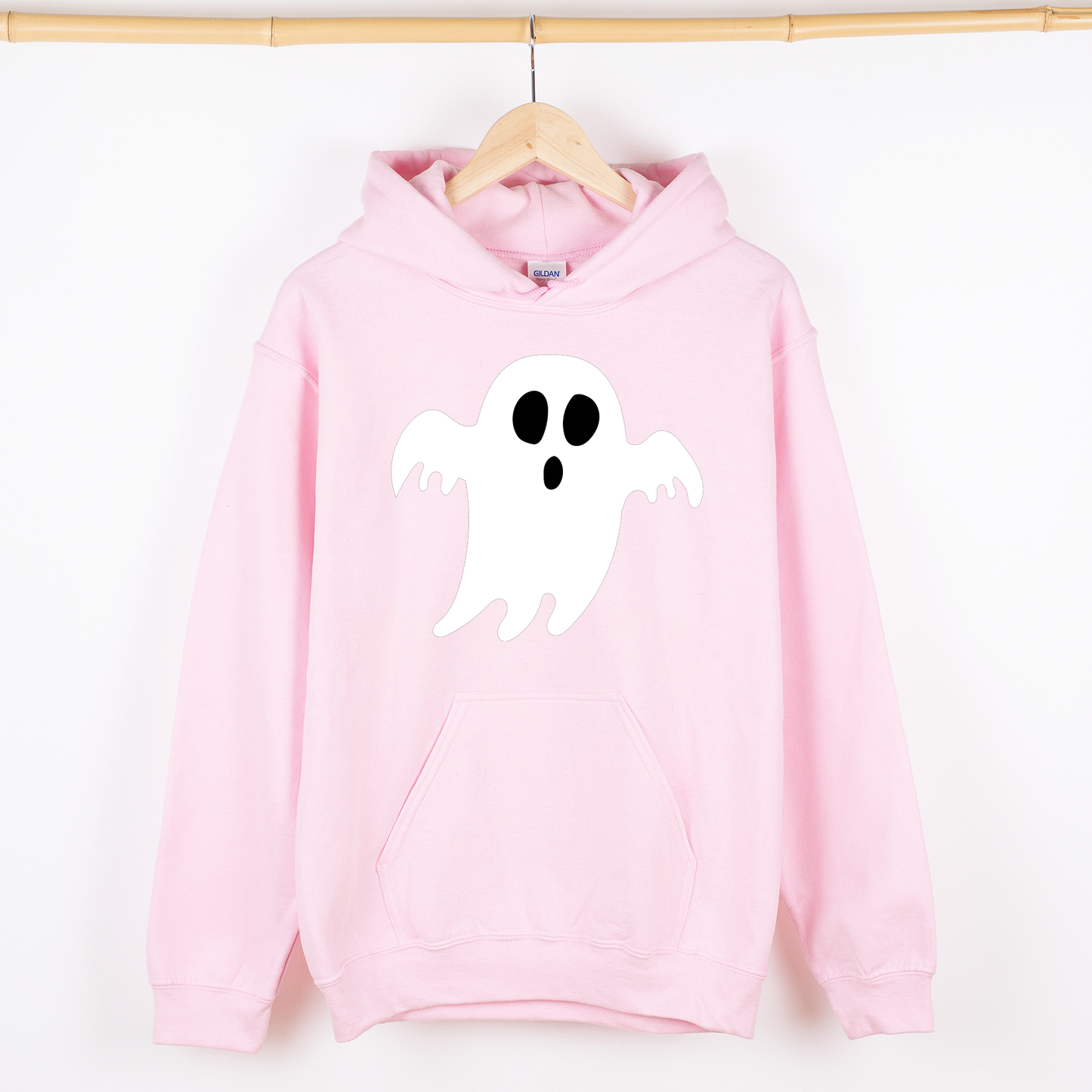 Spooky Ghost, Skeleton, Witch, Skull, Spooky, Aesthetic, Meme, Halloween, Costume, Graphic Hoodie, Hooded Sweatshirt