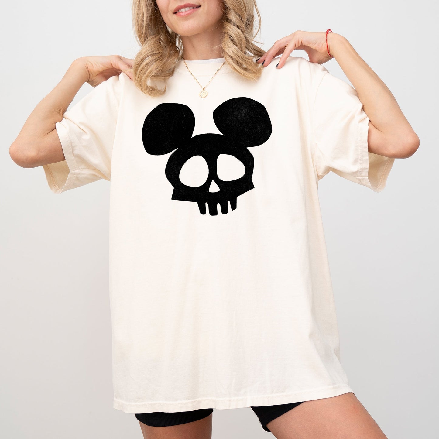 Mouse Ears, Skeleton, Ghost, Witch, Skull, Spooky, Aesthetic, Meme, Halloween, Costume, Tshirt Comfort Colors T-Shirt