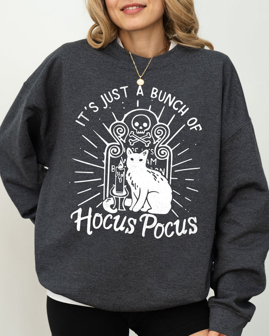 Hocus Pocus Spooky Halloween Costume Sweatshirt Cotton Polyester Blend