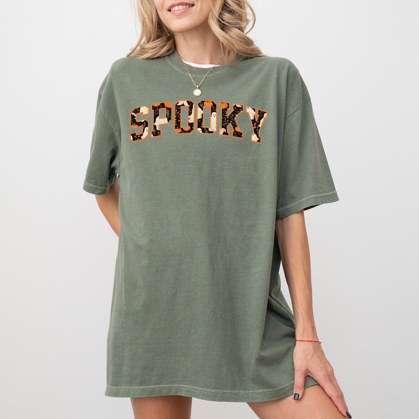 Spooky, Skeleton, Ghost, Witch, Skull, Spooky, Aesthetic, Meme, Halloween, Costume, Tshirt Comfort Colors T-Shirt