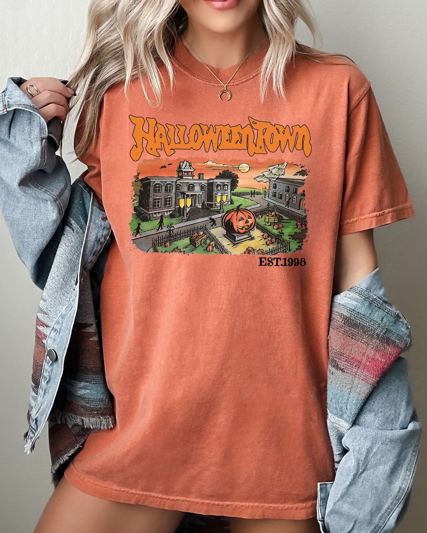 Halloweentown Aesthetic Costume Tshirt Comfort Colors T-Shirt