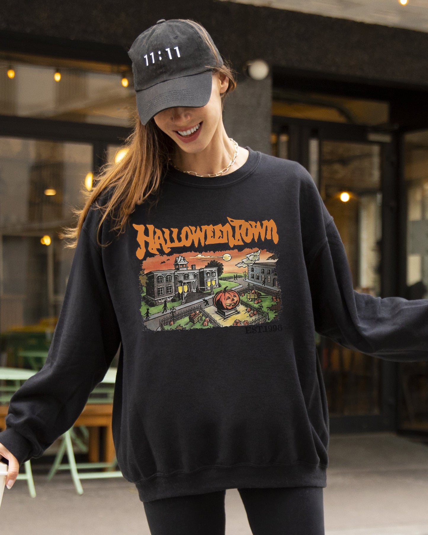 Halloweentown Spooky Costume Sweatshirt Halloween Horror Movie