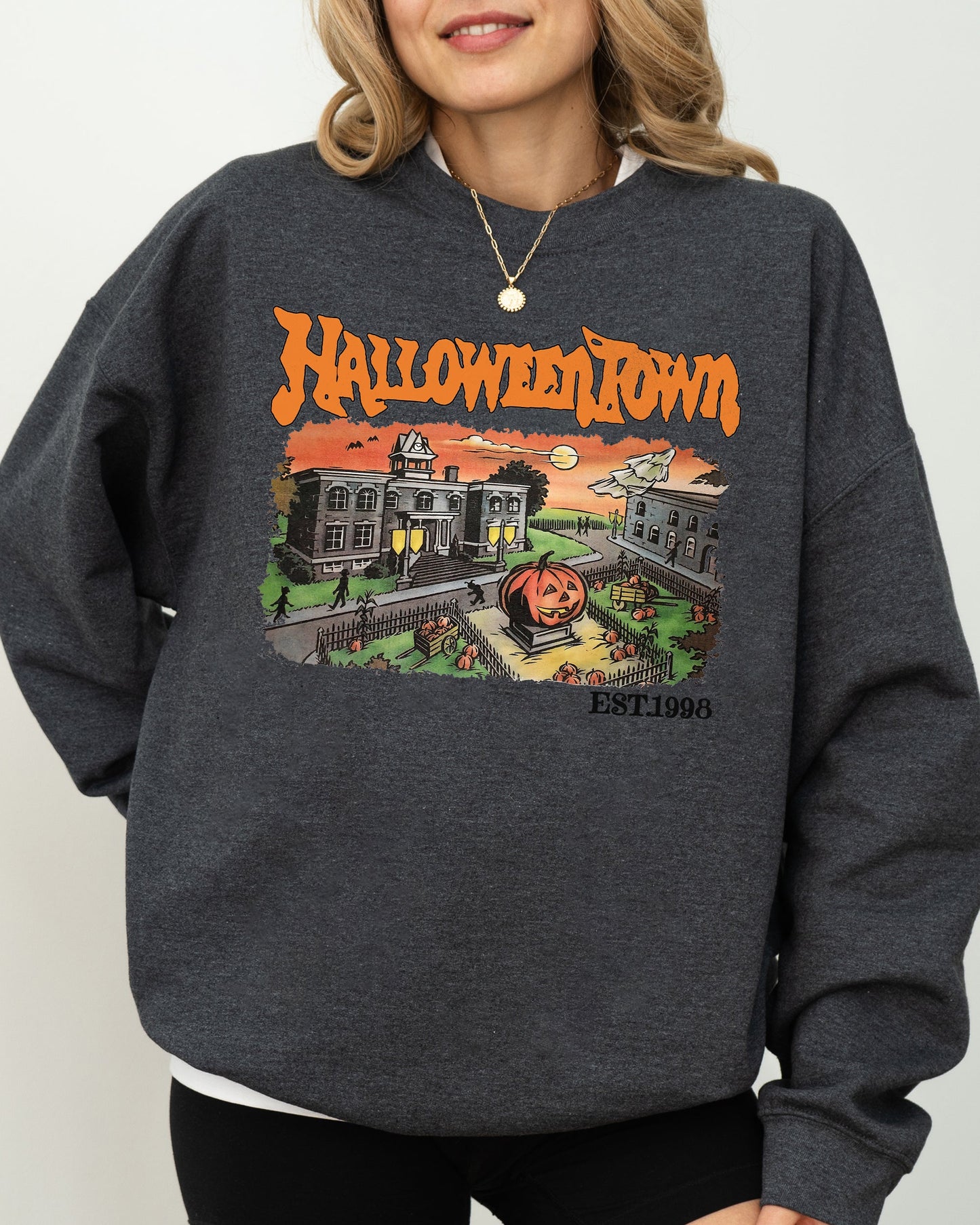 Halloweentown Spooky Costume Sweatshirt Halloween Horror Movie