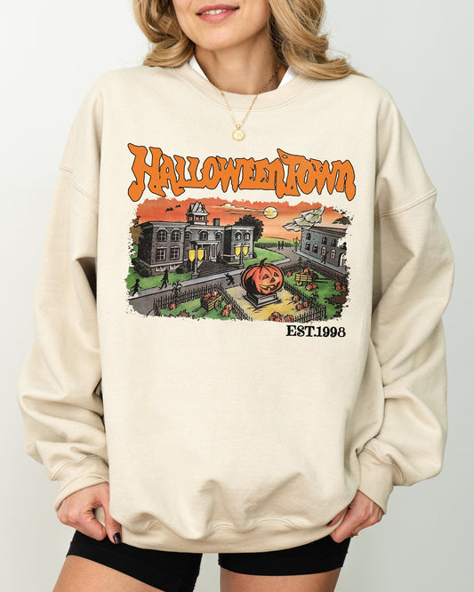 Halloweentown Spooky Costume Sweatshirt Halloween Horror Movie