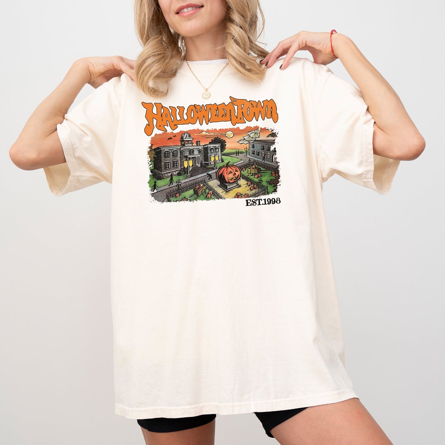 Halloweentown Aesthetic Costume Tshirt Comfort Colors T-Shirt