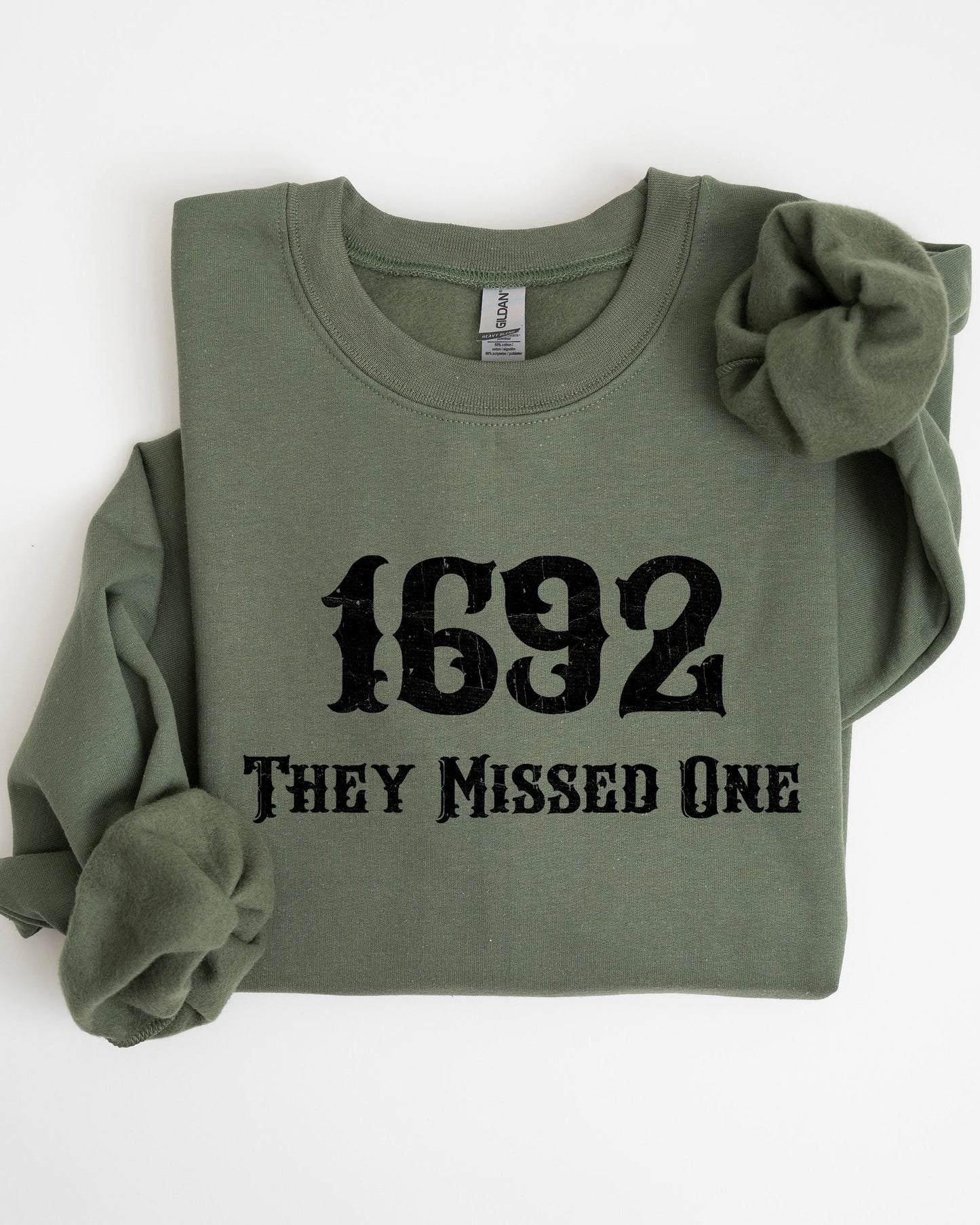 They Missed One 1692 Skeleton Ghost Witch Skull Spooky Halloween Costume Sweatshirt