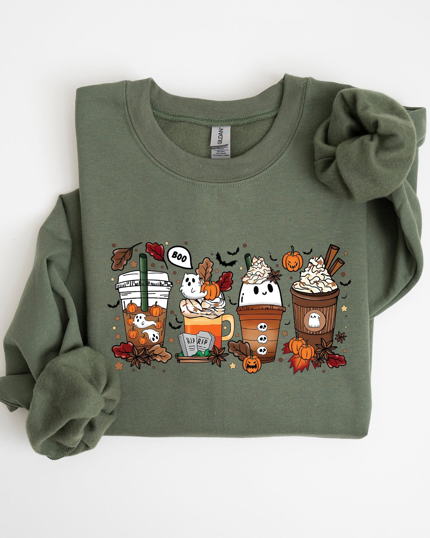 Halloween Coffee Spooky Costume Sweatshirt