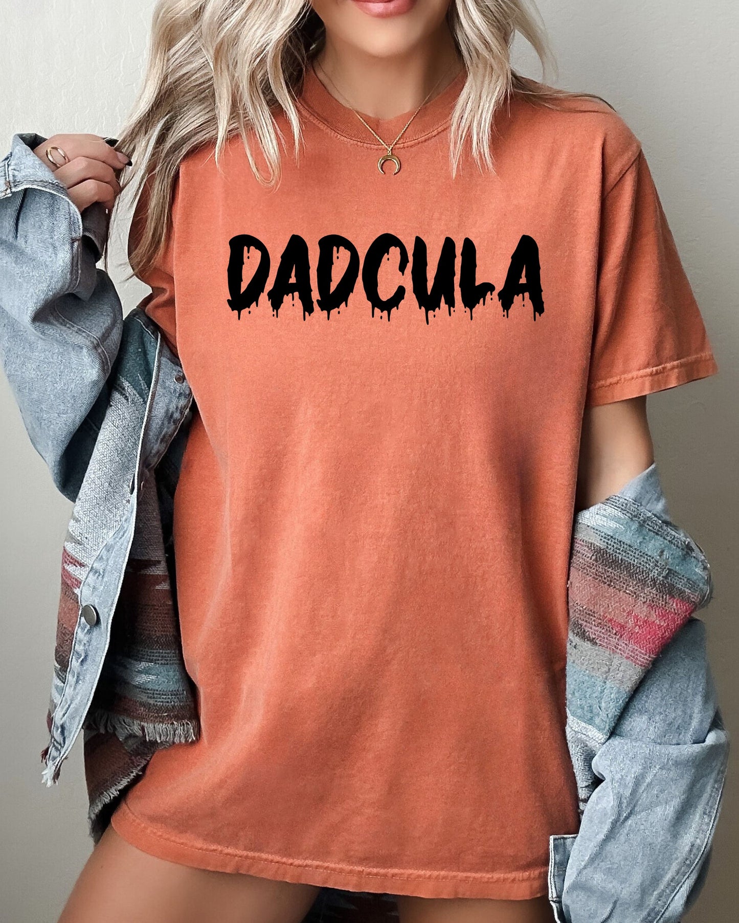 Dadcula Spooky Halloween Costume Tshirt Comfort Colors T-Shirt