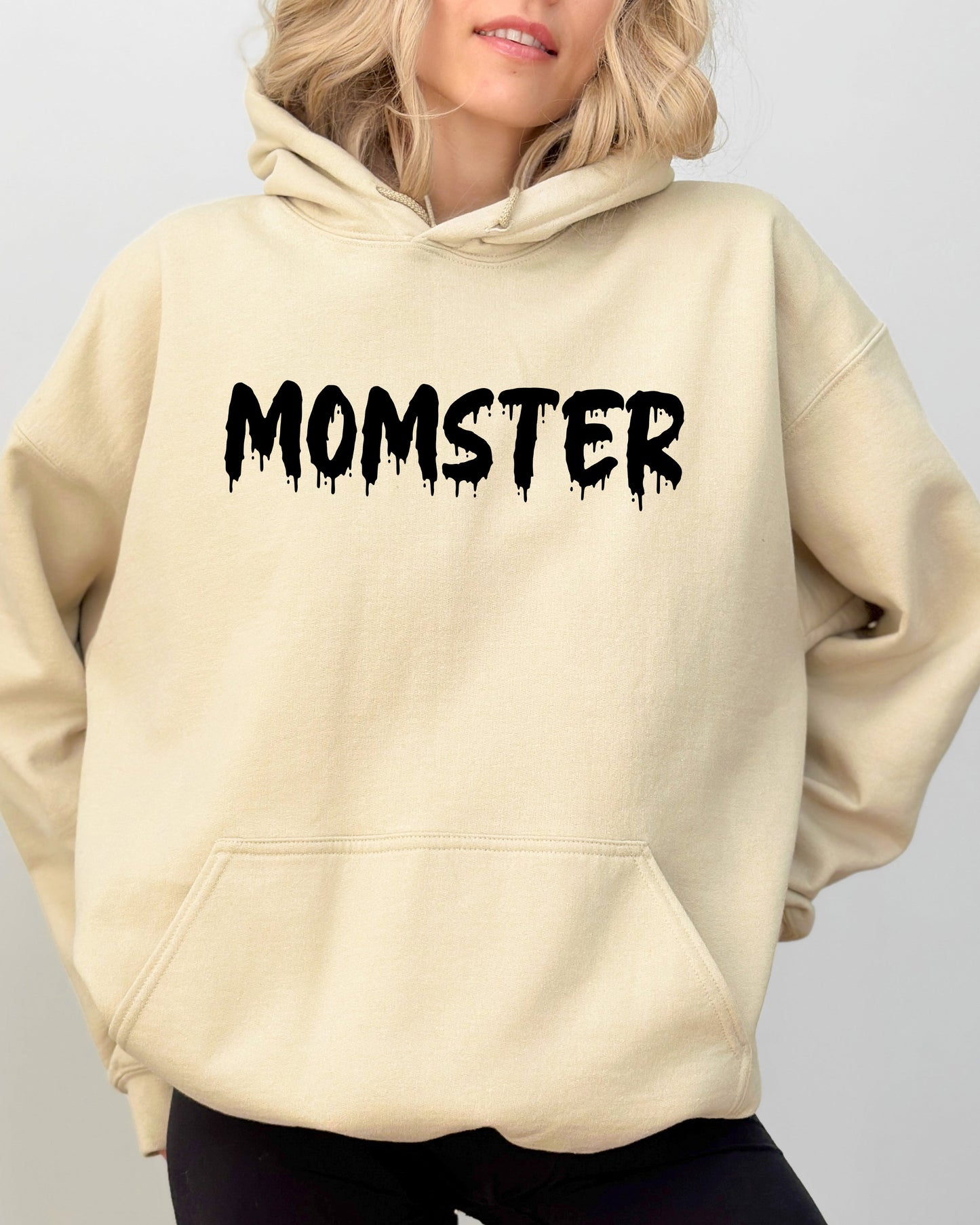 Momster, Skeleton, Ghost, Witch, Skull, Aesthetic, Meme, Halloween, Costume, Hoodie, Hooded Sweatshirt