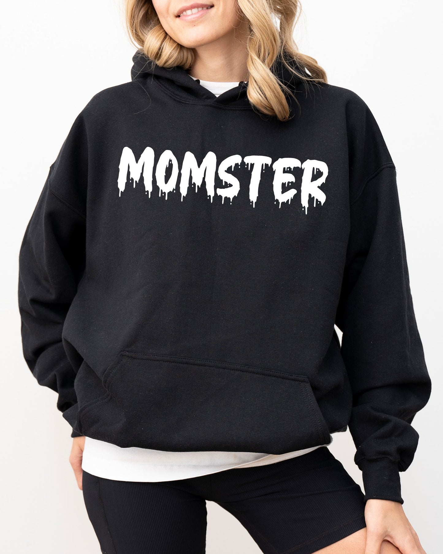 Momster, Skeleton, Ghost, Witch, Skull, Aesthetic, Meme, Halloween, Costume, Hoodie, Hooded Sweatshirt