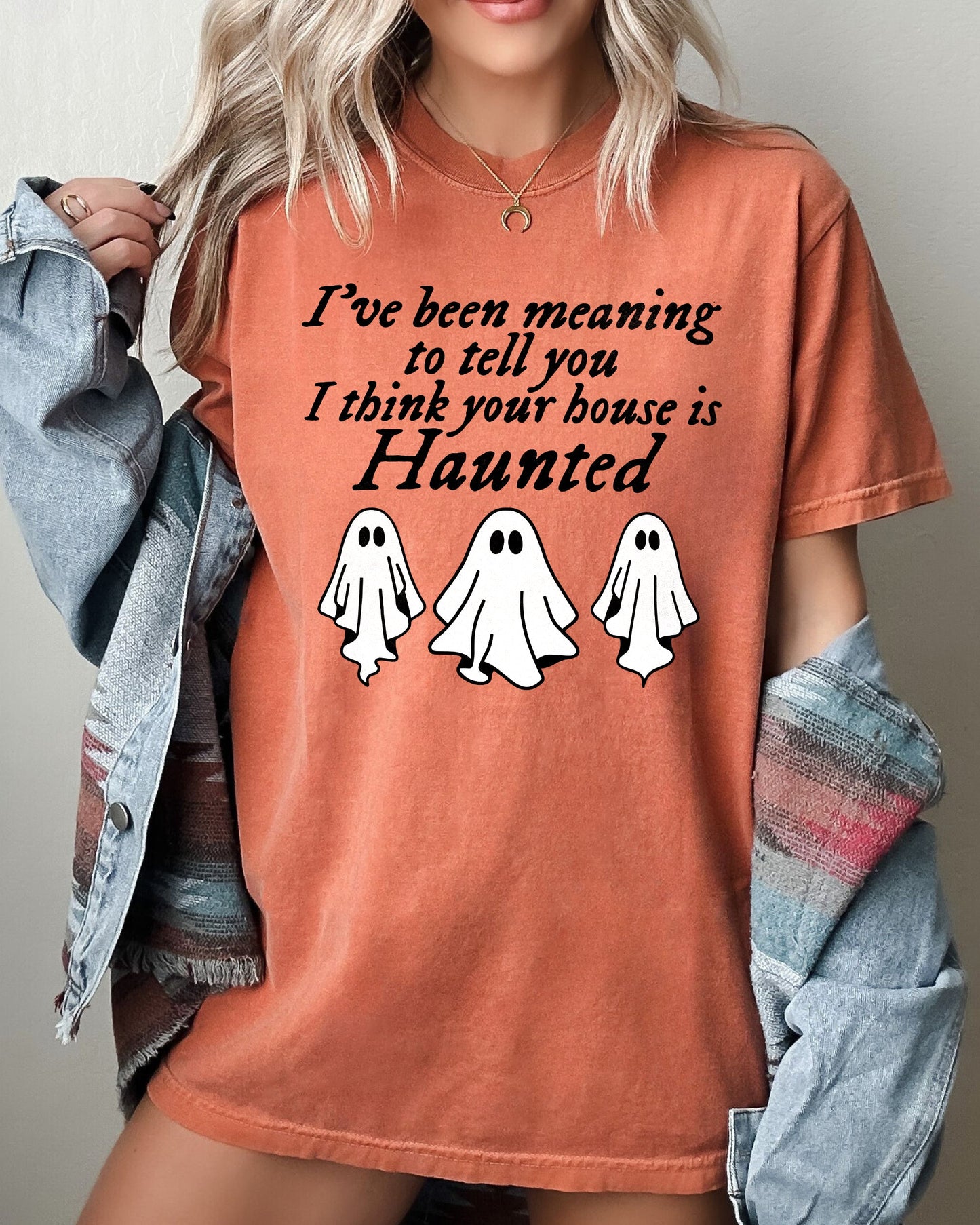 Mini Ghosts, Haunted House, Skeleton, Witch, Skull, Spooky, Aesthetic, Meme, Halloween, Costume, Tshirt Comfort Colors T-Shirt