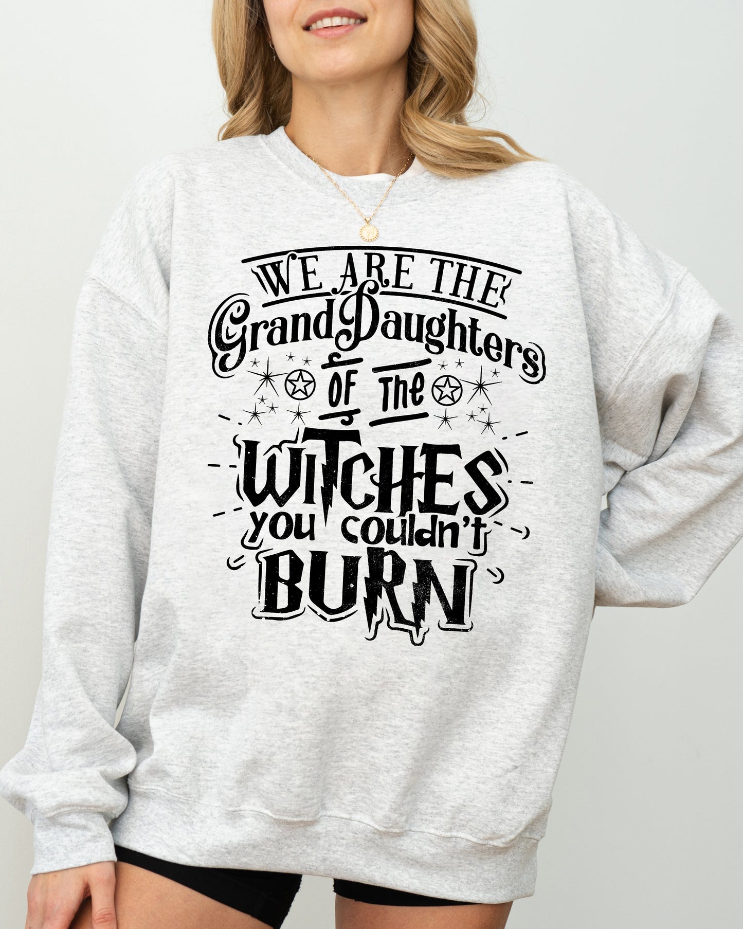 Granddaughters of the Witches Spooky Halloween Costume Sweatshirt