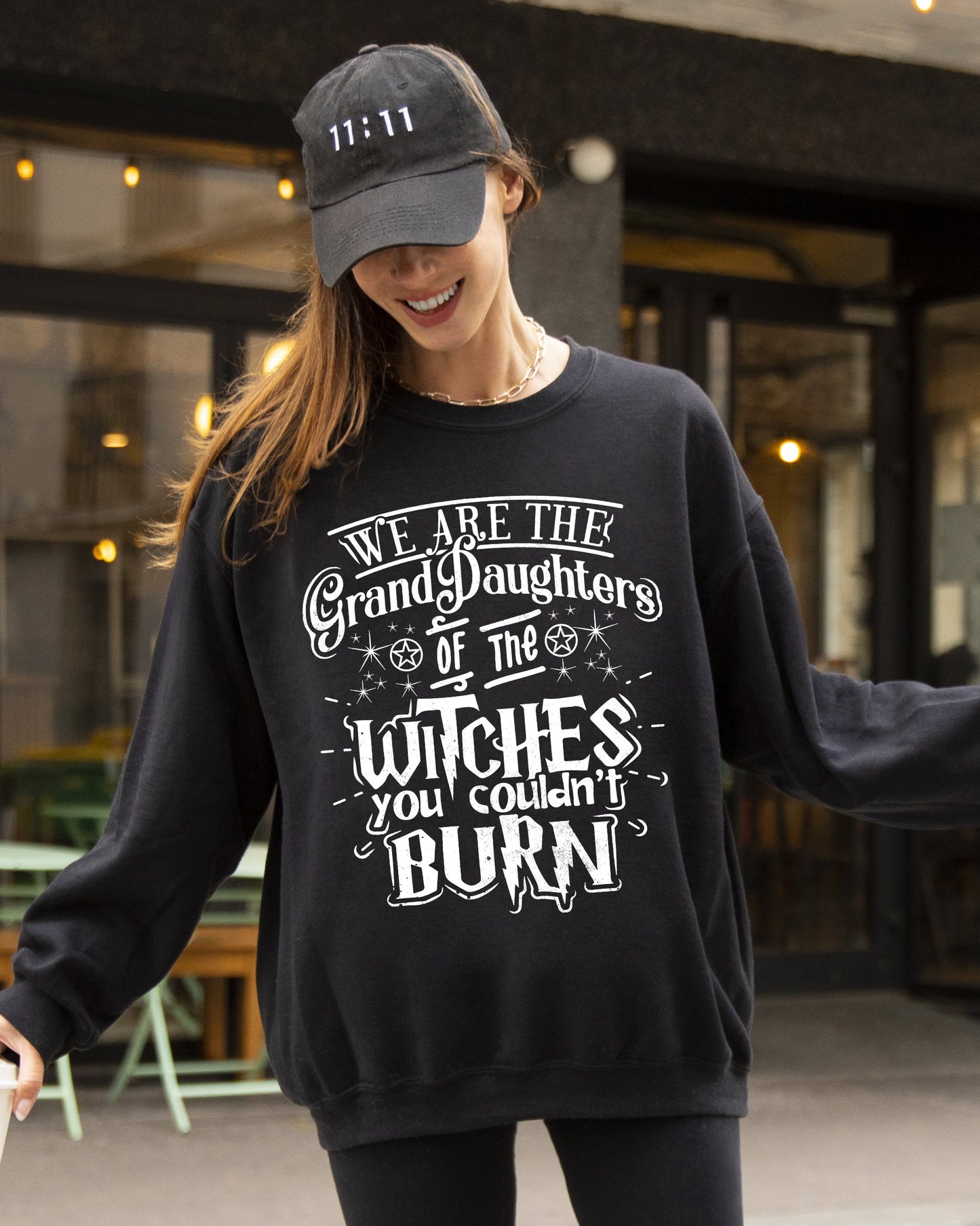 Granddaughters of the Witches Spooky Halloween Costume Sweatshirt