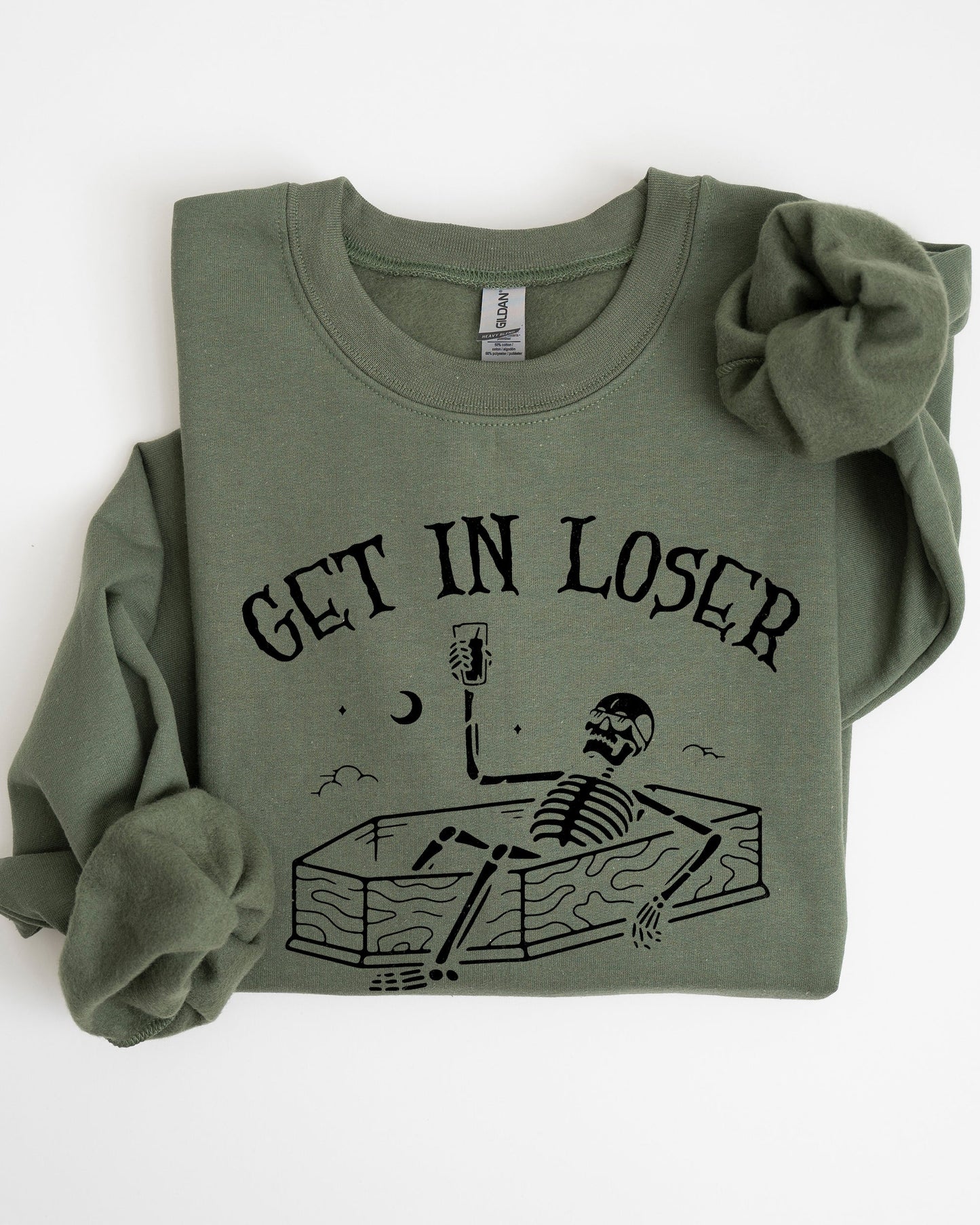 Get In Loser Spooky Halloween Costume Sweatshirt