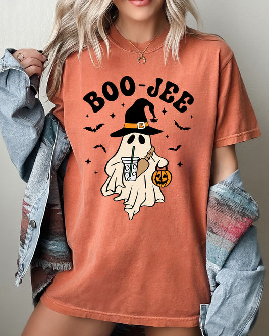 Cowboy Ghost Vintage Graphic Tshirt Comfort Colors T-Shirt Boo-Jee