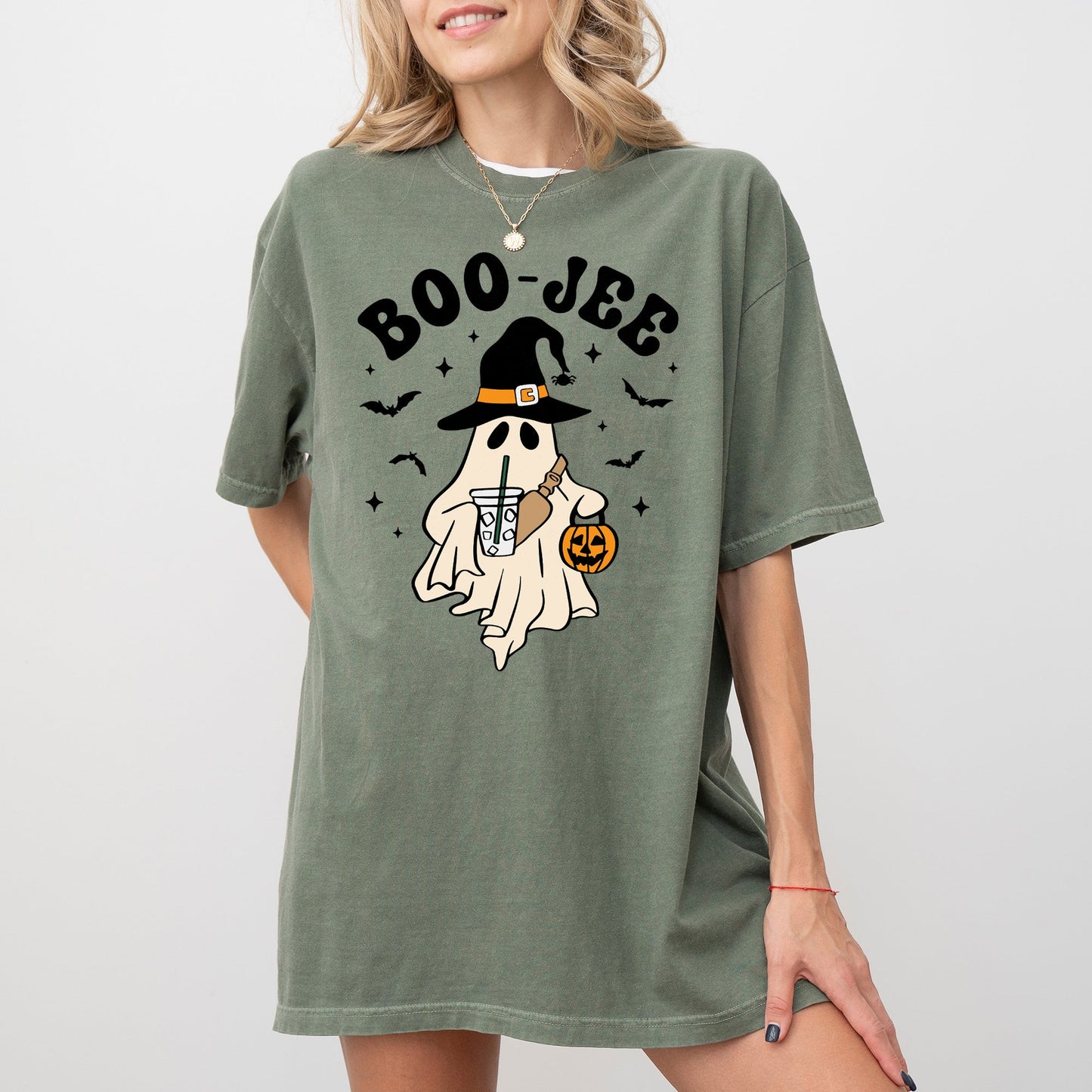 Cowboy Ghost Vintage Graphic Tshirt Comfort Colors T-Shirt Boo-Jee