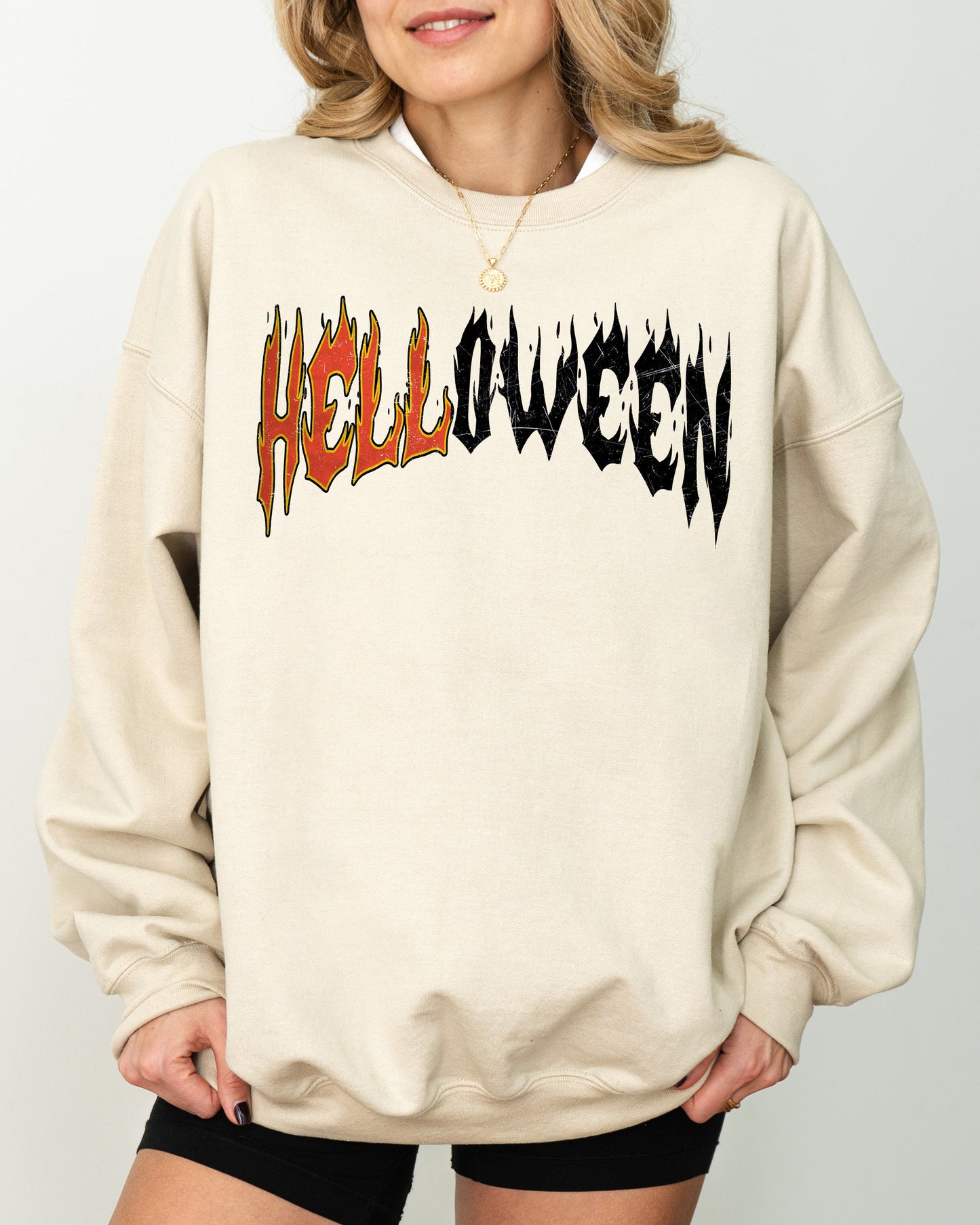 Helloween Skeleton Ghost Western Witch Skull Aesthetic Costume Sweatshirt