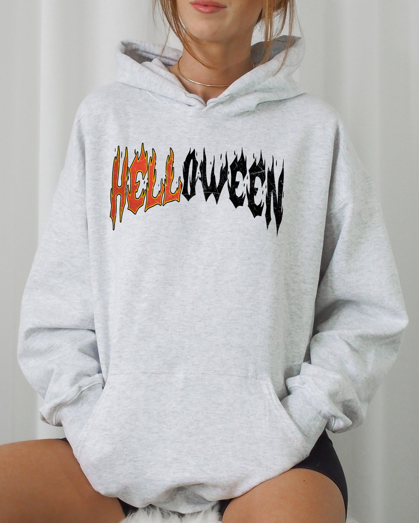 Helloween Skeleton Ghost Witch Skull Halloween Costume Hoodie Hooded Sweatshirt