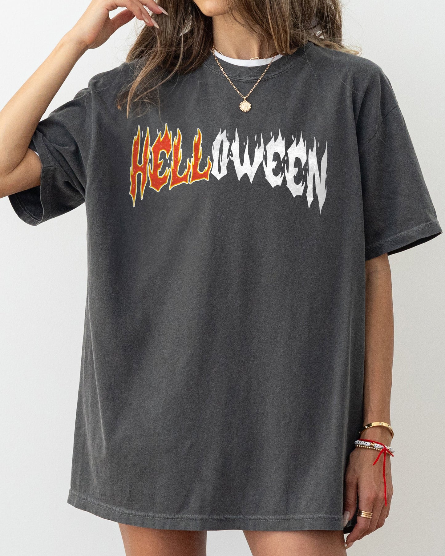 Halloween Skeleton Ghost Western Witch Skull Aesthetic Meme Costume Comfort Colors T-Shirt