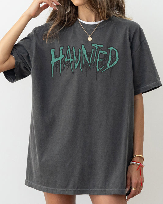 Haunted Skeleton Ghost Western Witch Skull Aesthetic Meme Halloween Costume Tshirt Comfort Colors T-Shirt