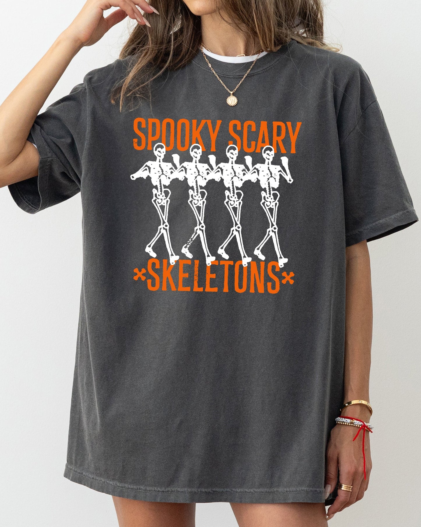Spooky, Scary, Skeleton, Skull, Ghost, Western, Witch, Aesthetic, Meme, Halloween, Costume, Tshirt Comfort Colors T-Shirt