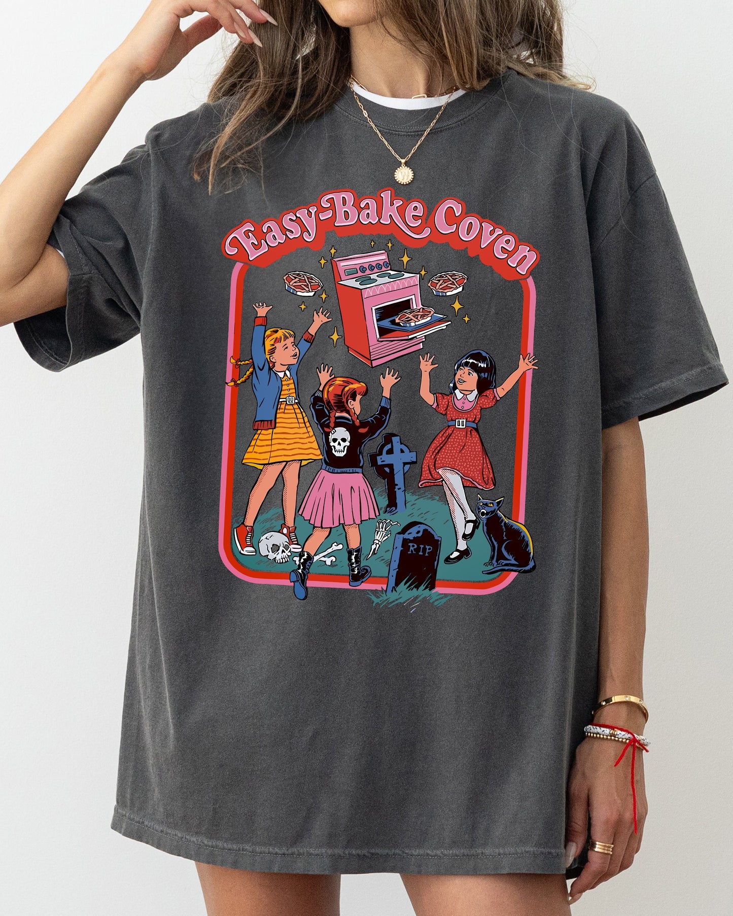 Easy-Bake Coven Halloween Graphic Comfort Colors T-Shirt