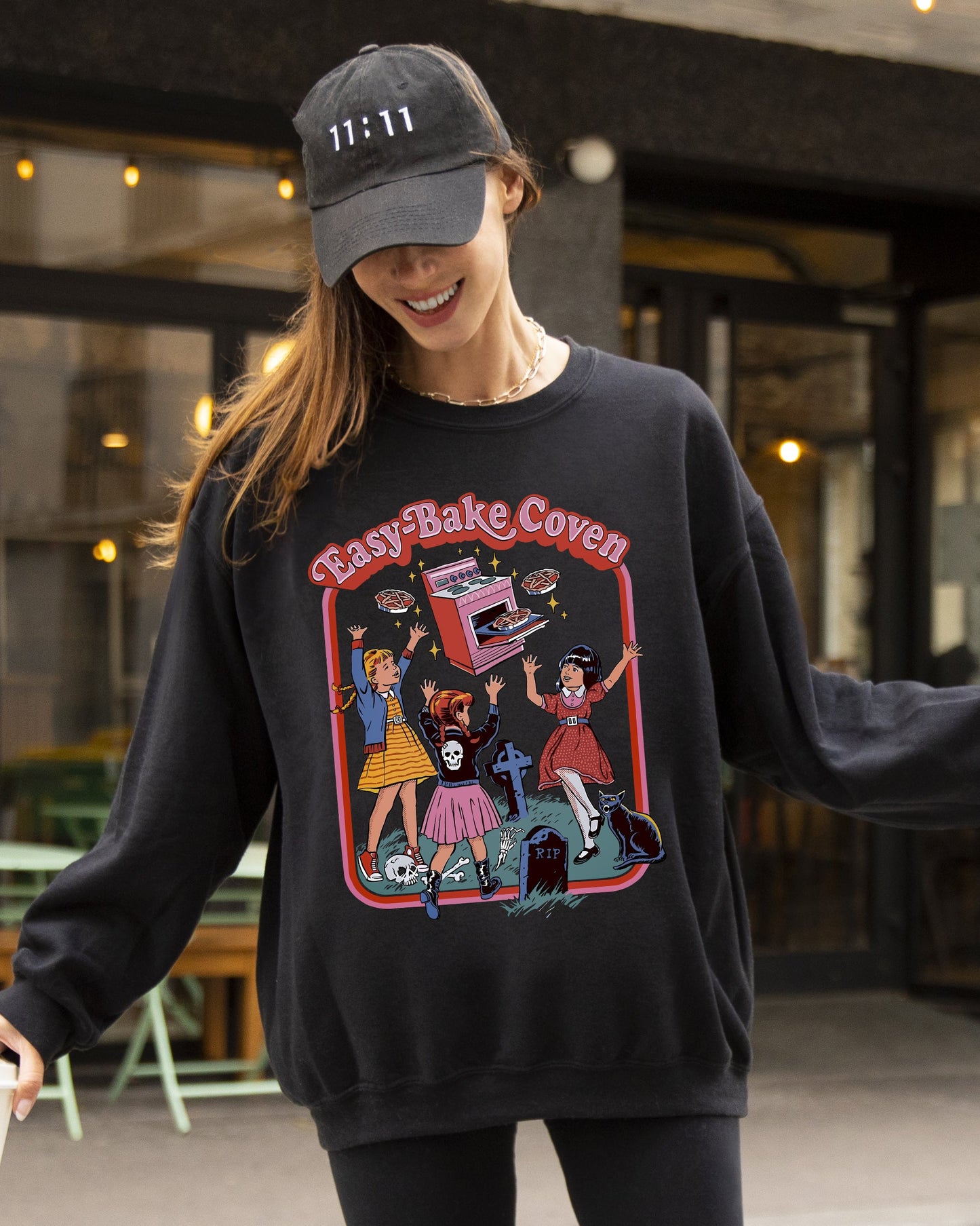 Easy-Bake Coven Spooky Halloween Costume Sweatshirt