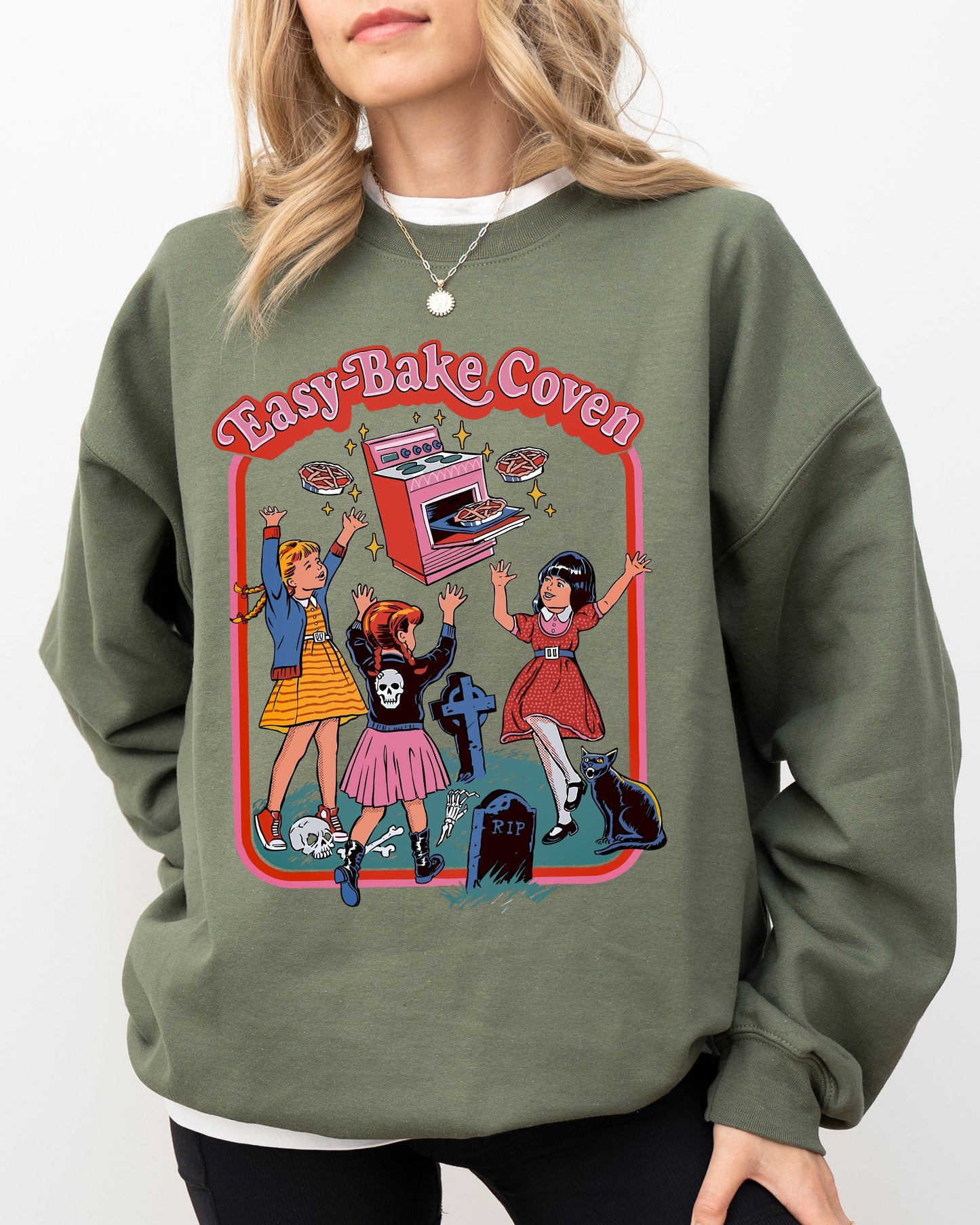 Easy-Bake Coven Spooky Halloween Costume Sweatshirt