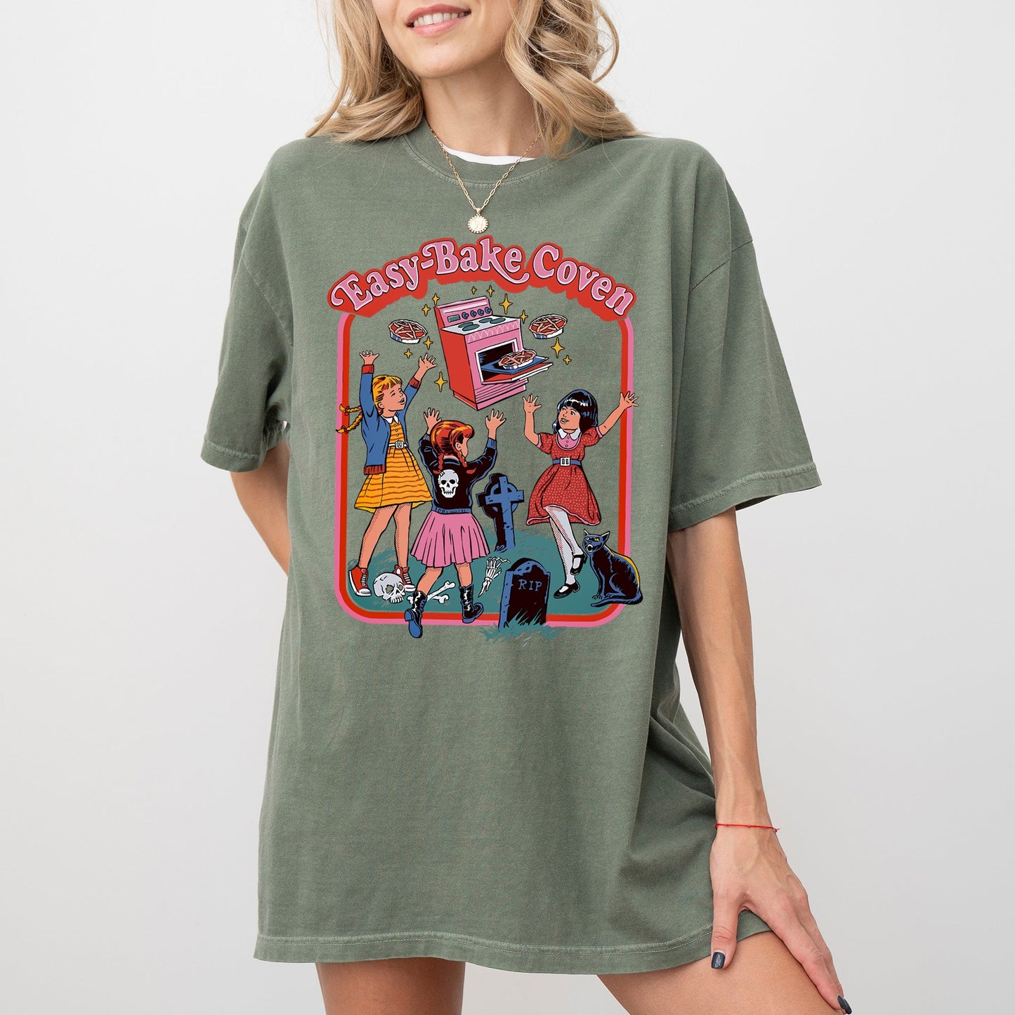 Easy-Bake Coven Halloween Graphic Comfort Colors T-Shirt