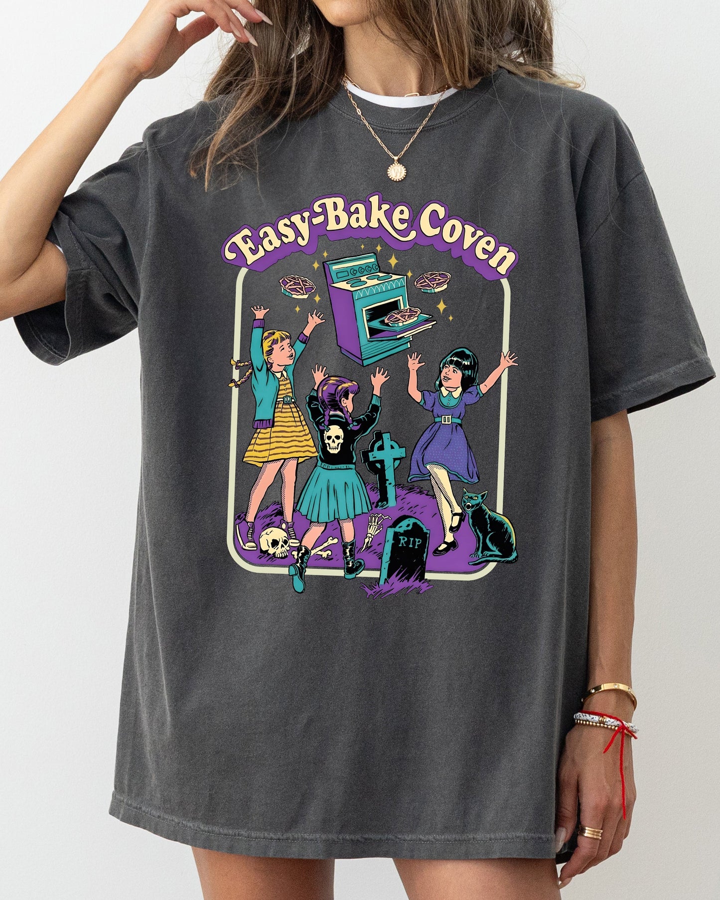 Easy-Bake Coven Retro Halloween Costume Tshirt Comfort Colors T-Shirt