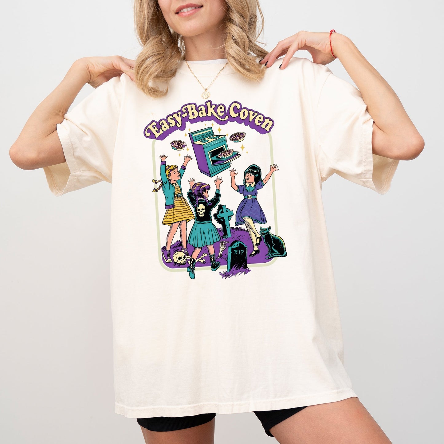 Easy-Bake Coven Retro Halloween Costume Tshirt Comfort Colors T-Shirt