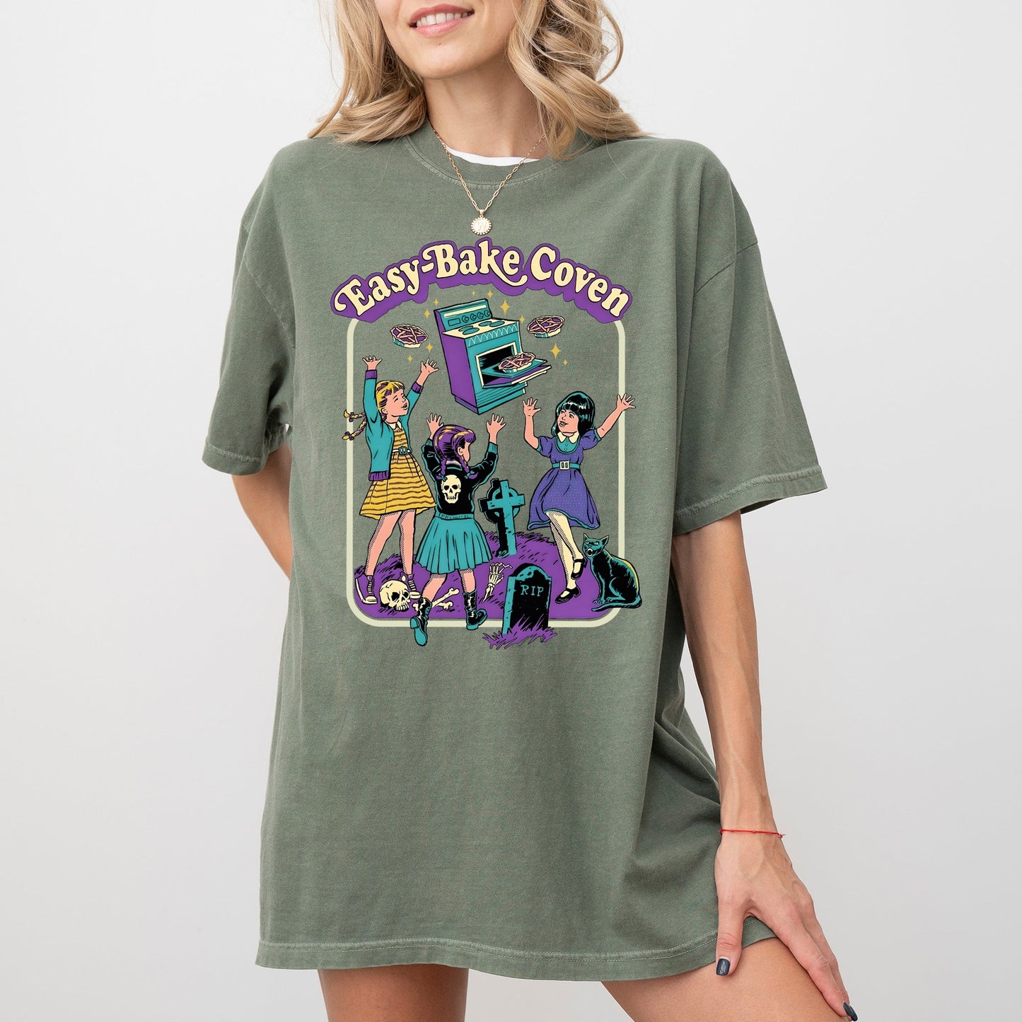 Easy-Bake Coven Retro Halloween Costume Tshirt Comfort Colors T-Shirt