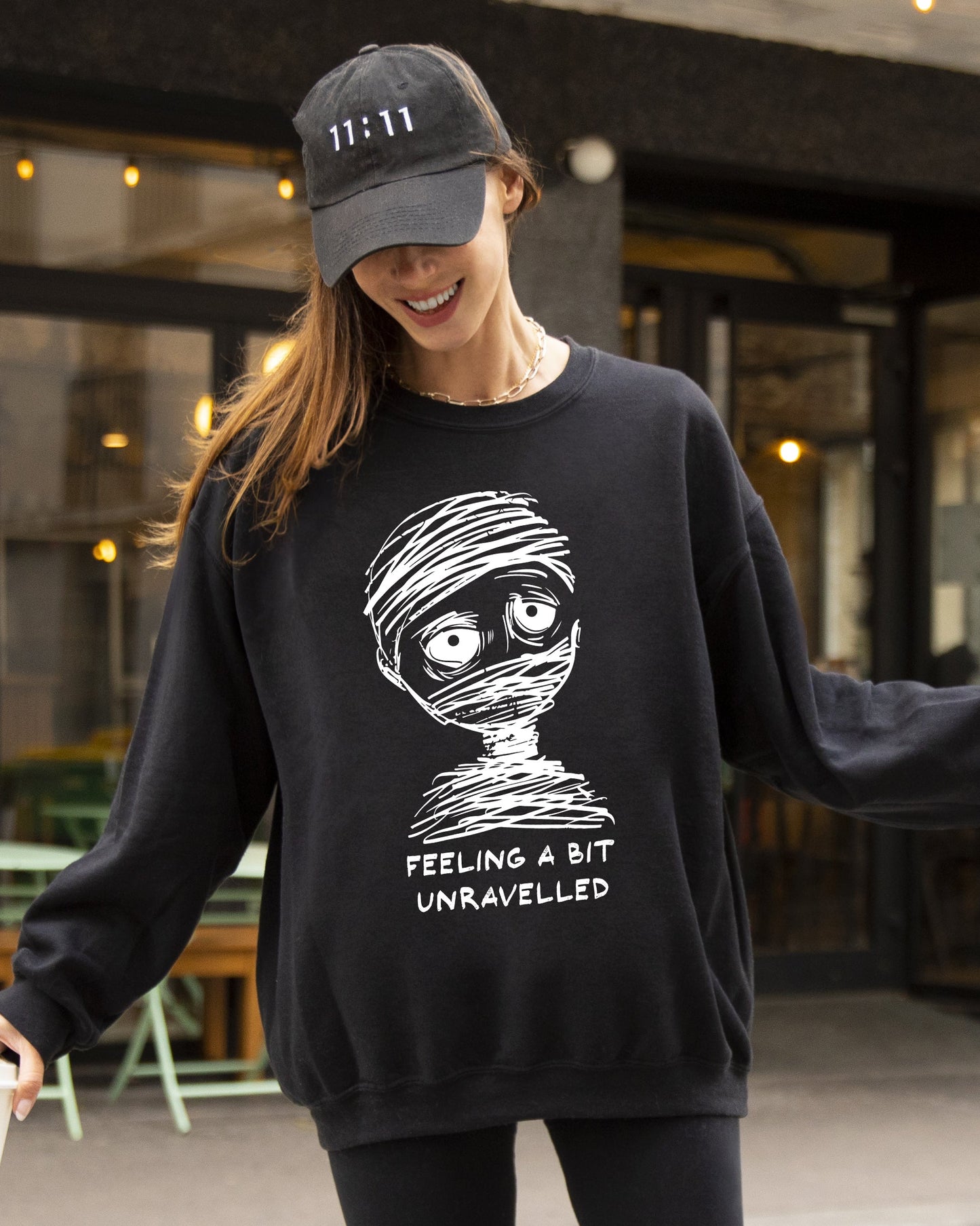 Feeling A Bit Unravelled Halloween Sweater Unisex Sweatshirt