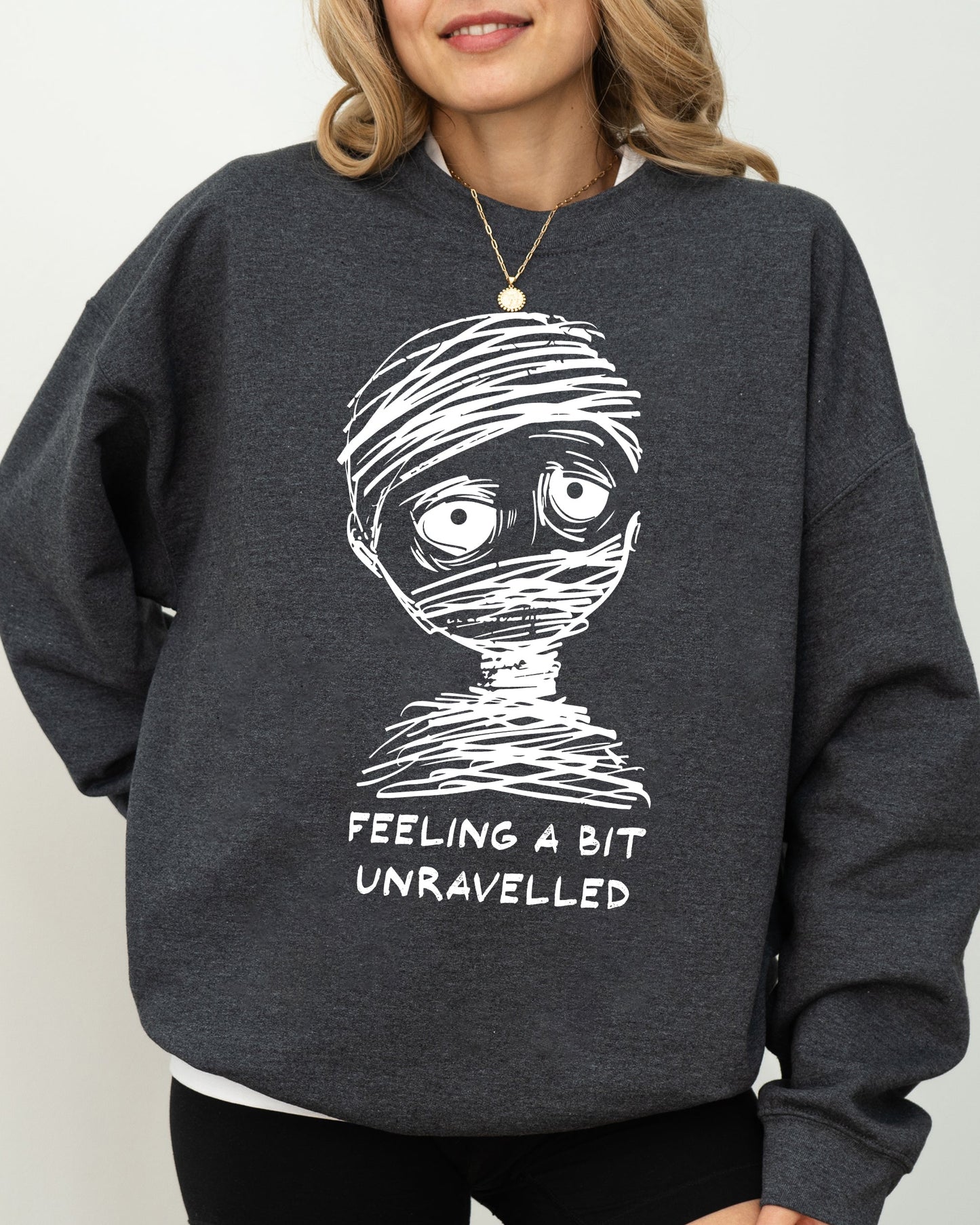Feeling A Bit Unravelled Halloween Sweater Unisex Sweatshirt