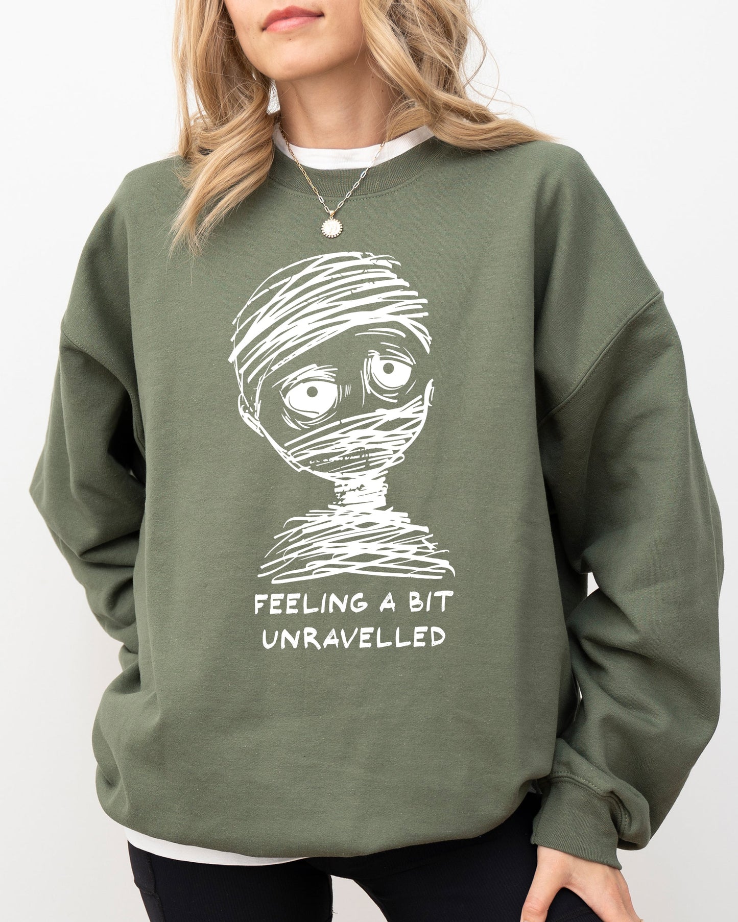 Feeling A Bit Unravelled Halloween Sweater Unisex Sweatshirt