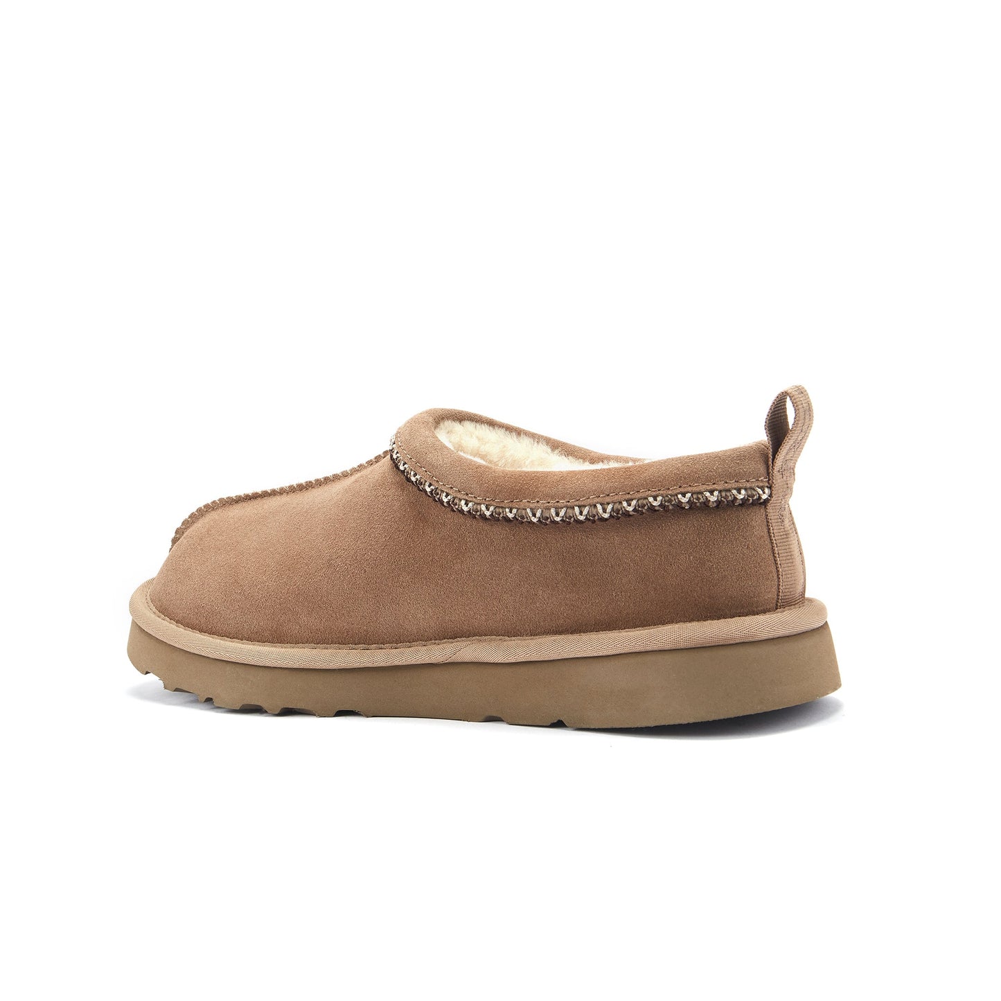 Ultra Low Cut Taupe Shoe with Rubber Sole Outback Braid