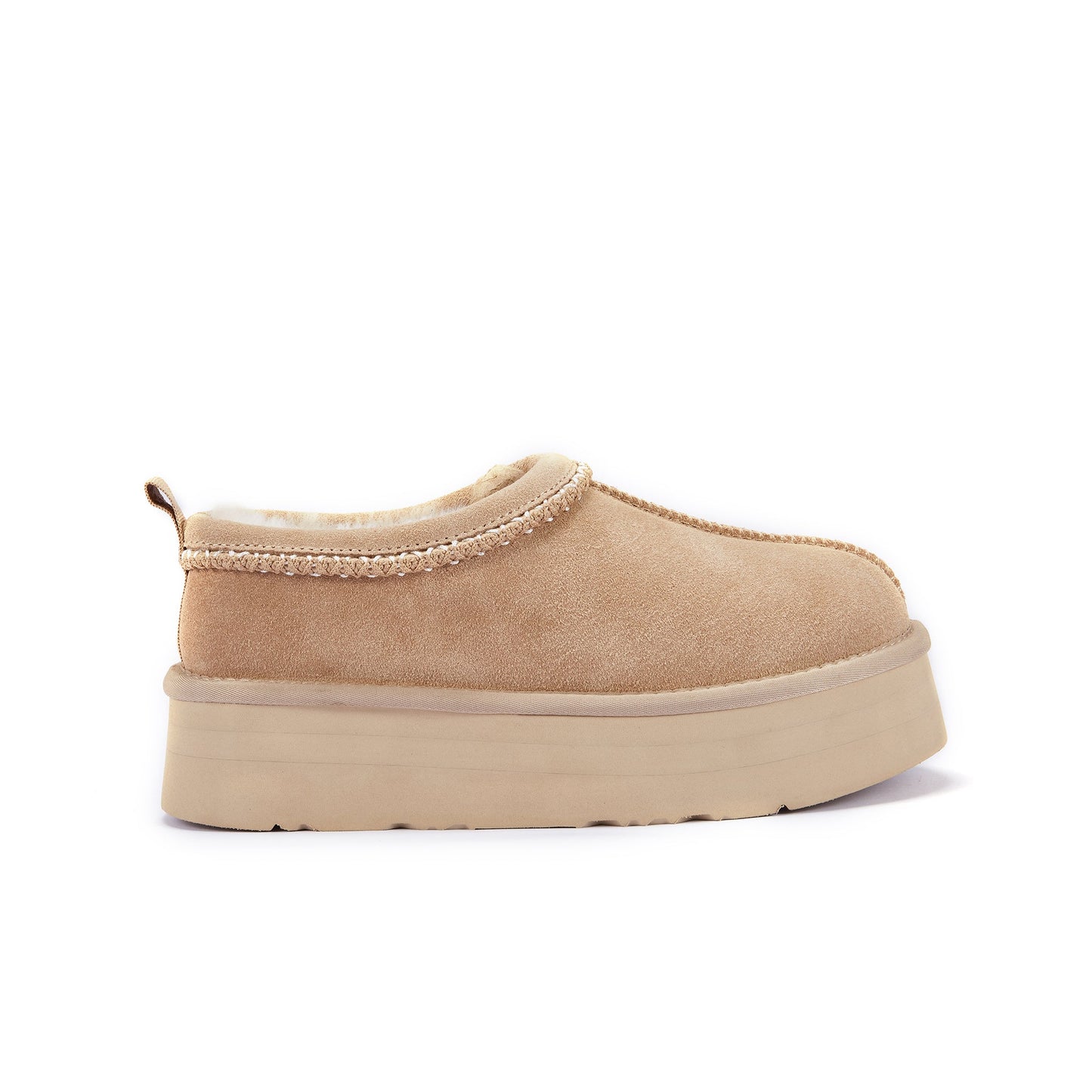 Platform Sole Ultra Low Cut Shoe with Braid Detail OUTBACK PLATFOAM BRAID SAND