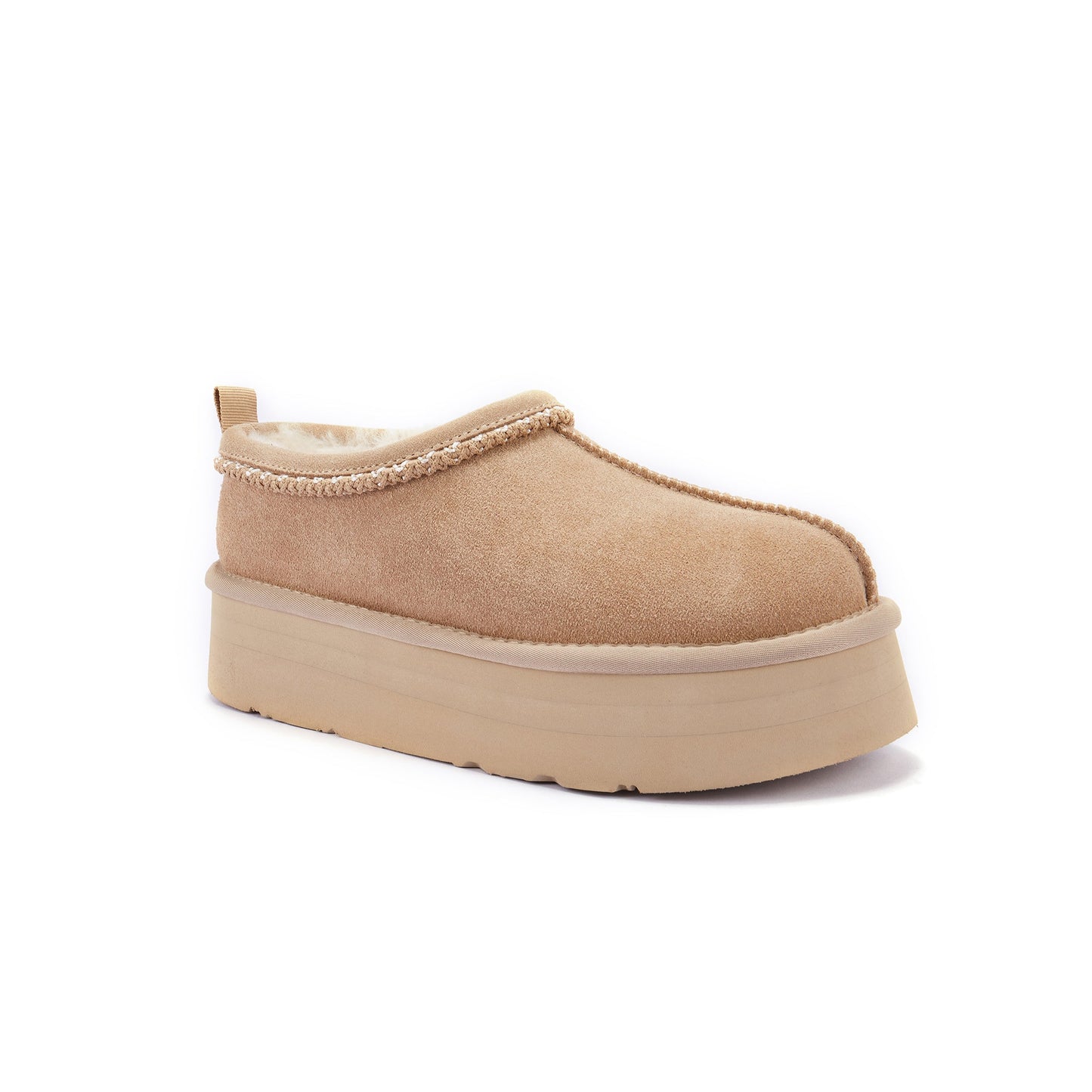 Platform Sole Ultra Low Cut Shoe with Braid Detail OUTBACK PLATFOAM BRAID SAND